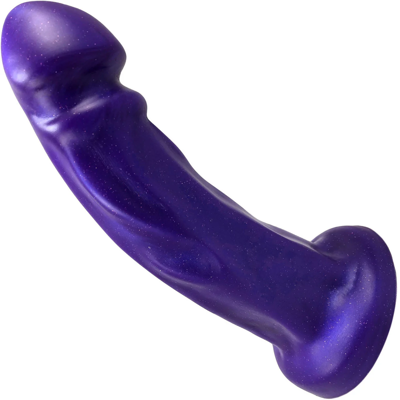 Splendid Dual-Density 8" Silicone Dildo By Uberrime - Large, Orchid - Image 2