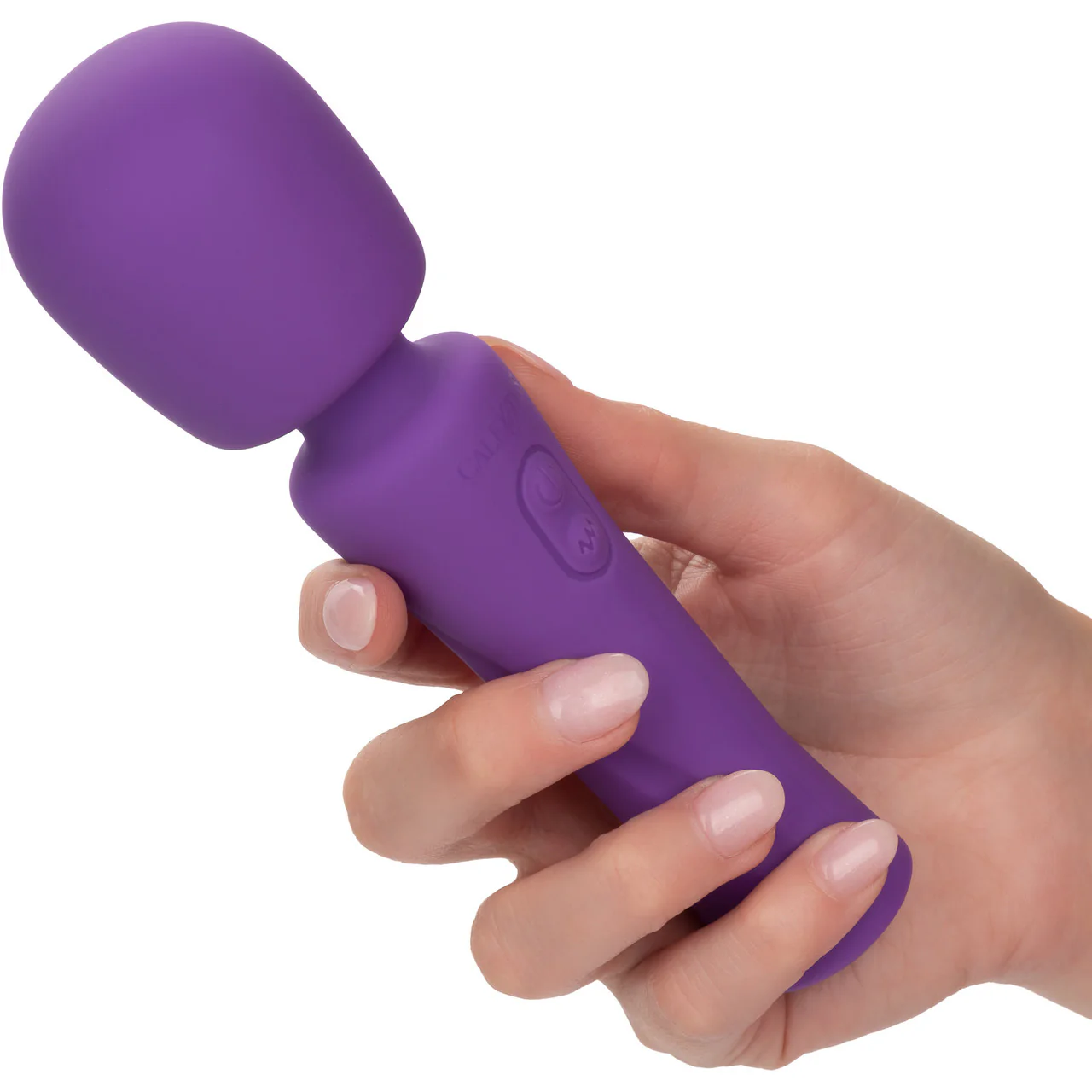 Stella Liquid Silicone Massager Rechargeable Wand Style Vibrator By CalExotics - Purple - Image 2