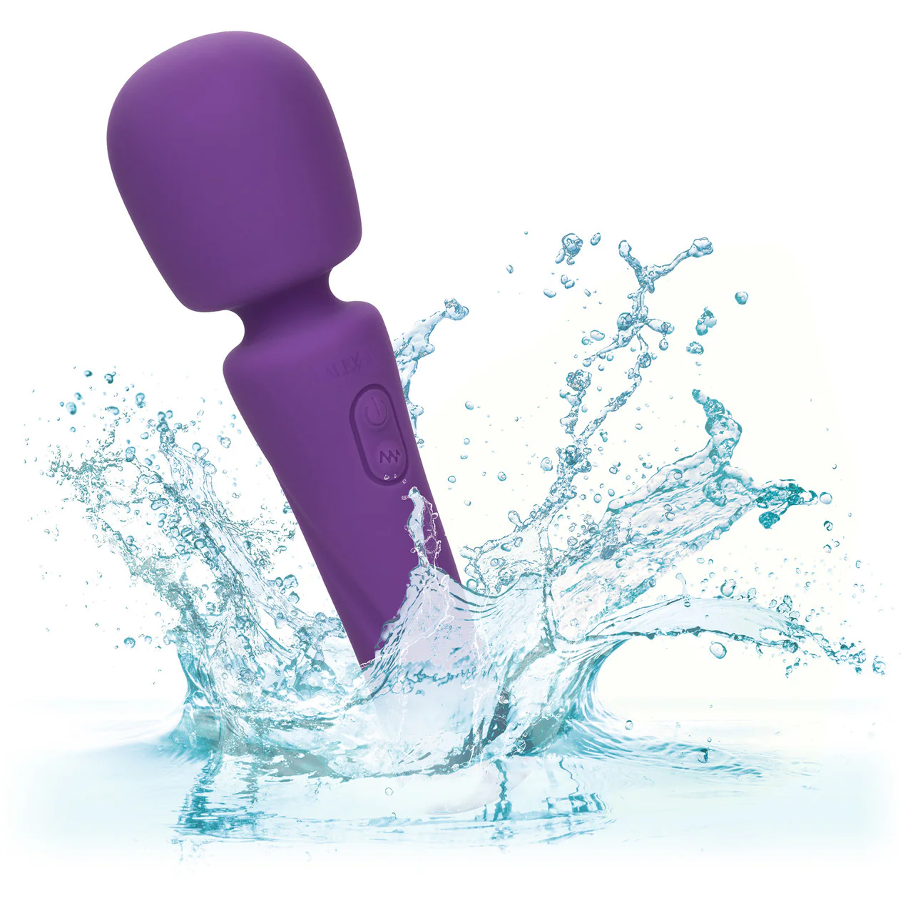 Stella Liquid Silicone Massager Rechargeable Wand Style Vibrator By CalExotics - Purple - Image 7
