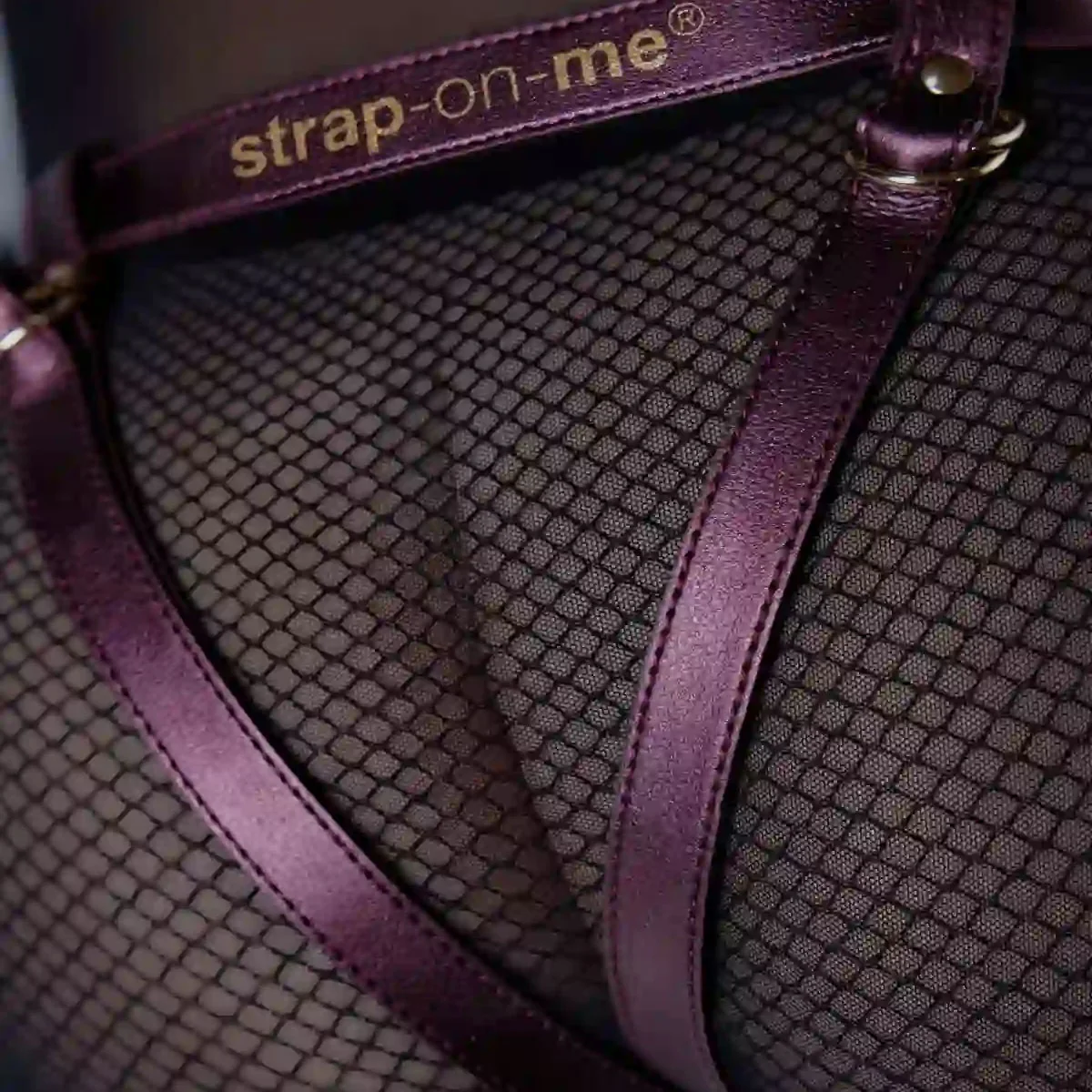 Strap-on-Me Generous Leatherette Harness - One Size - Image 4