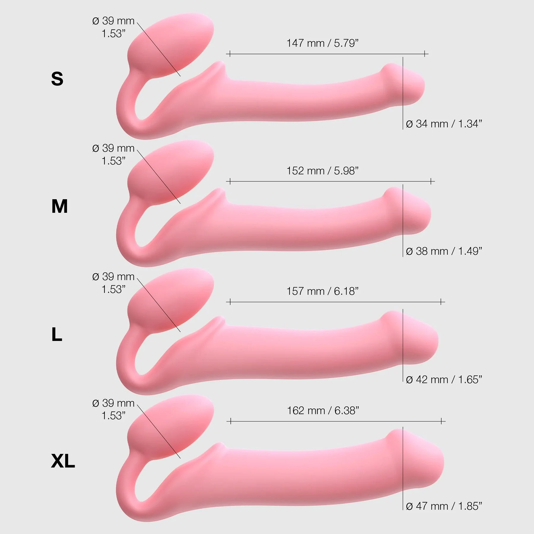 Strap-on-Me Silicone Strapless Strap-On - X-Large - Image 8
