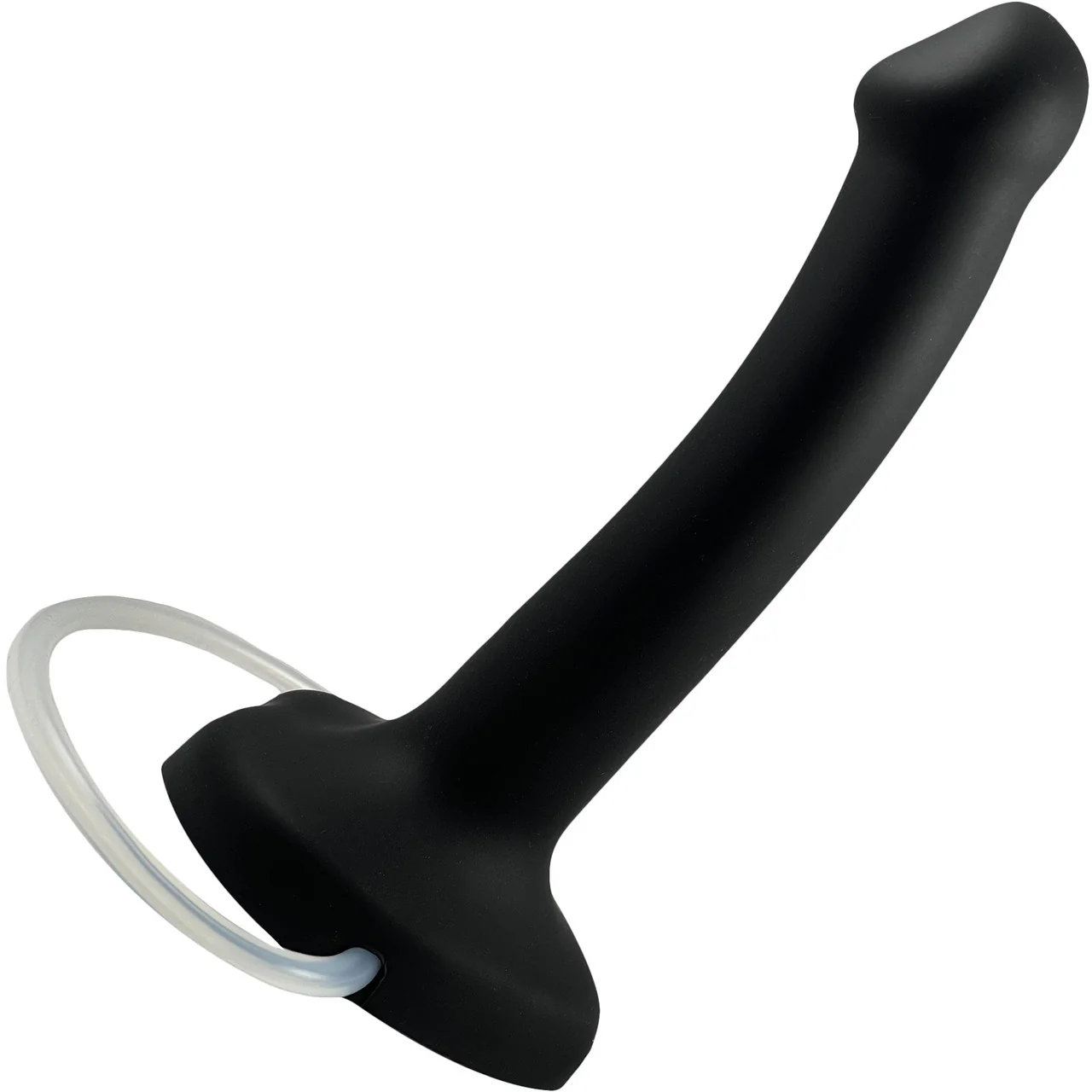 Strap-on-Me Squirting Harness Compatible Silicone Dildo - Small, Black - Image 5