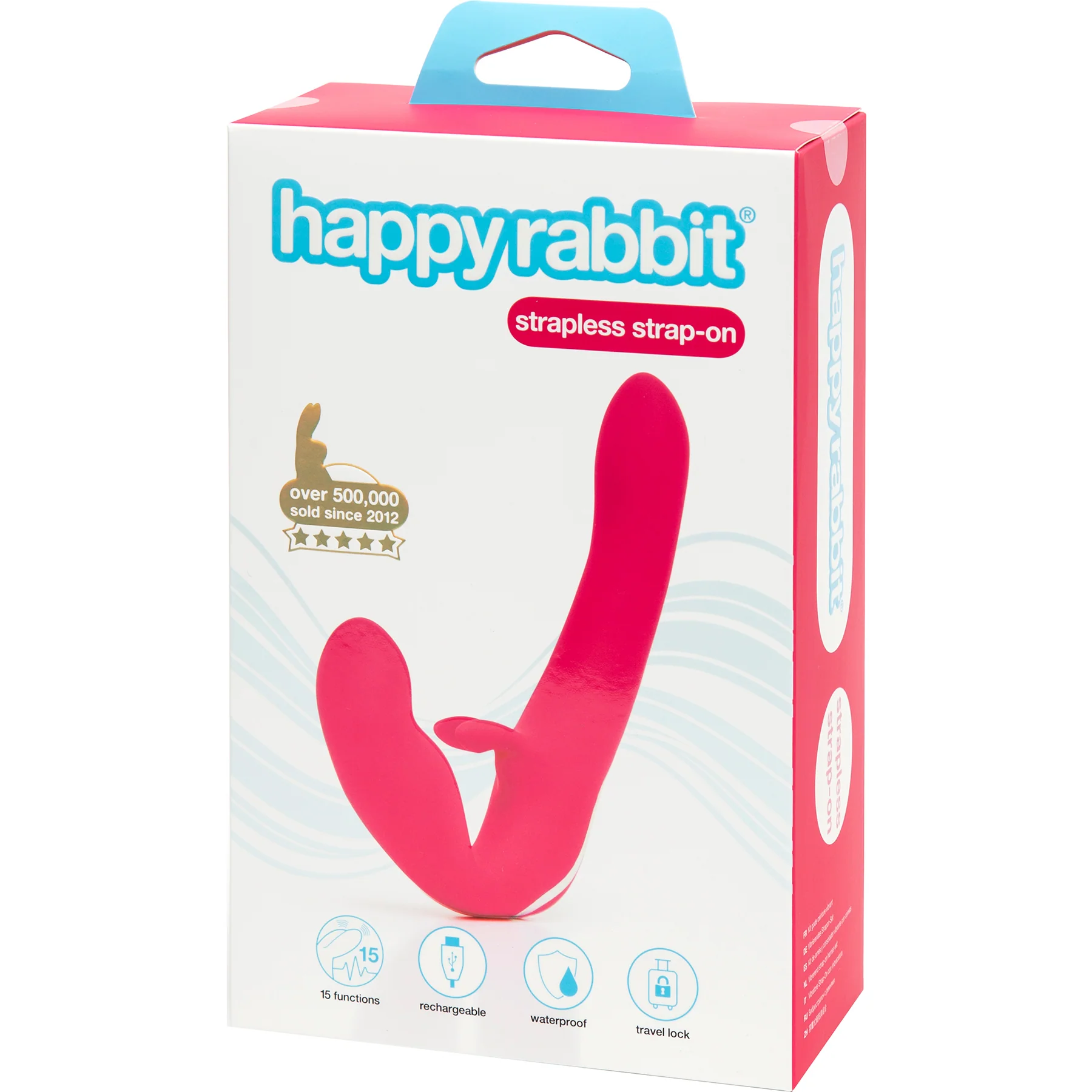 Strapless Strap-On Silicone Rabbit Vibrator By Happy Rabbit® - Image 2