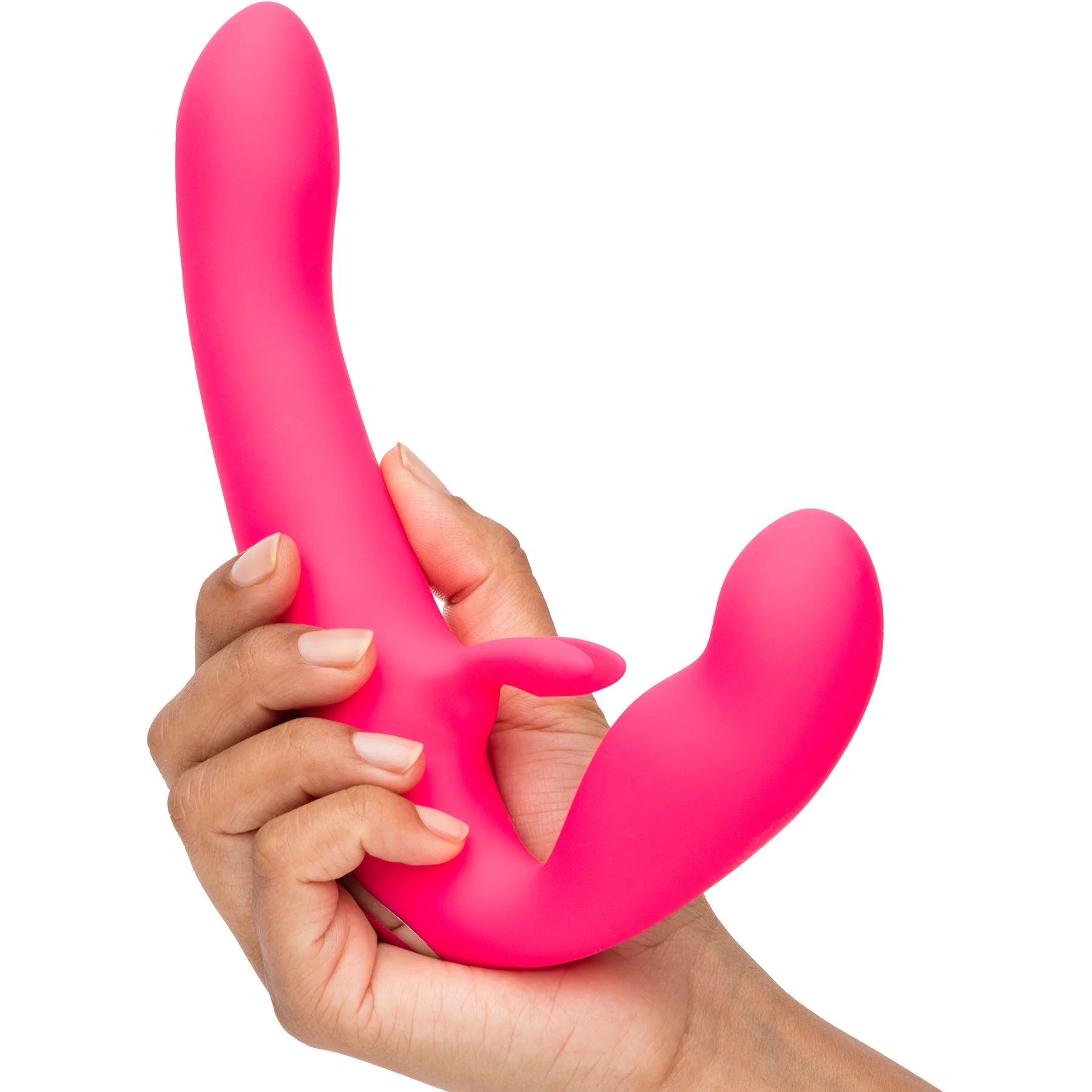 Strapless Strap-On Silicone Rabbit Vibrator By Happy Rabbit® - Image 3