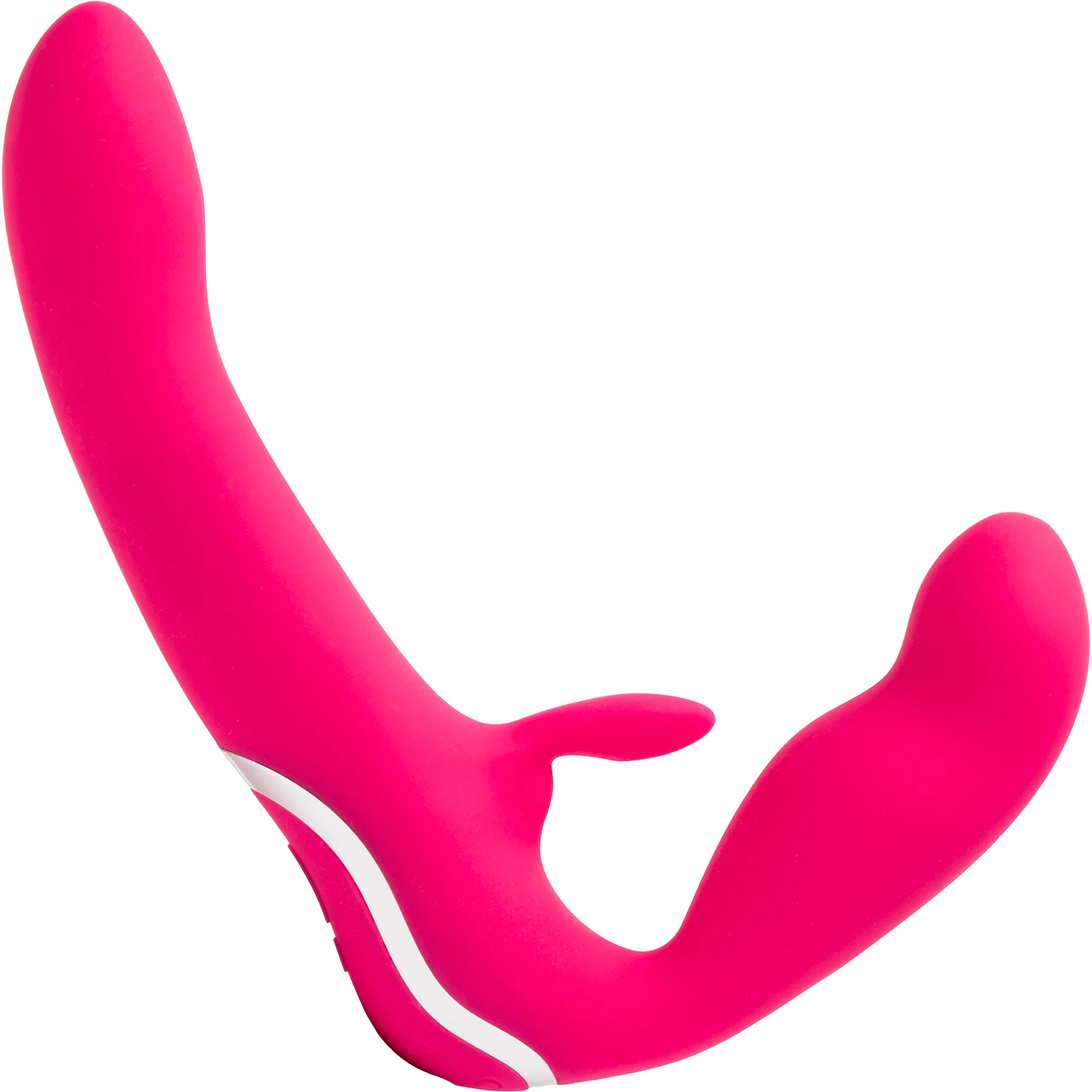 Strapless Strap-On Silicone Rabbit Vibrator By Happy Rabbit® - Image 5