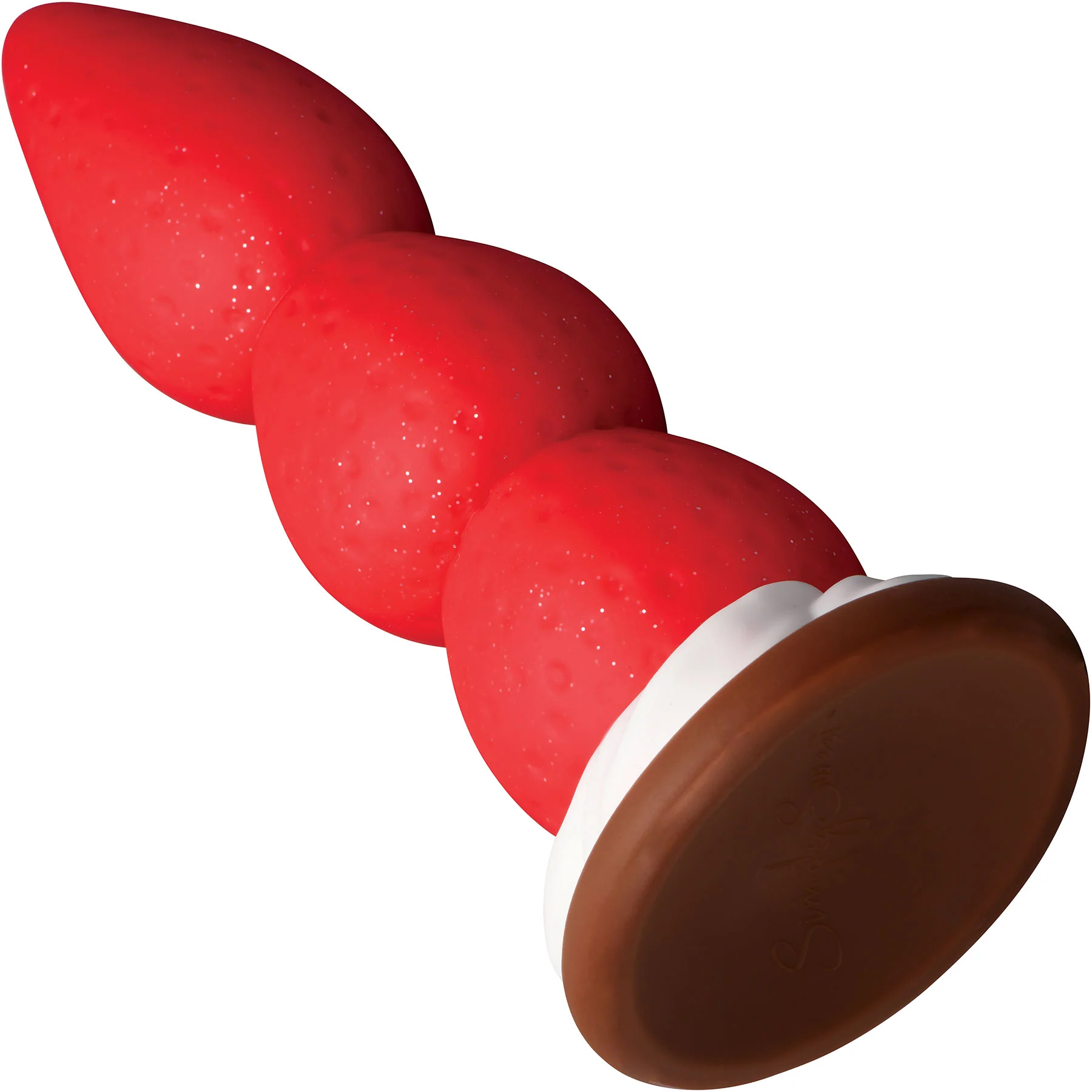 Strawberry Sweet Cream Premium 7.8" Silicone Dildo With Suction Cup Base - Image 11