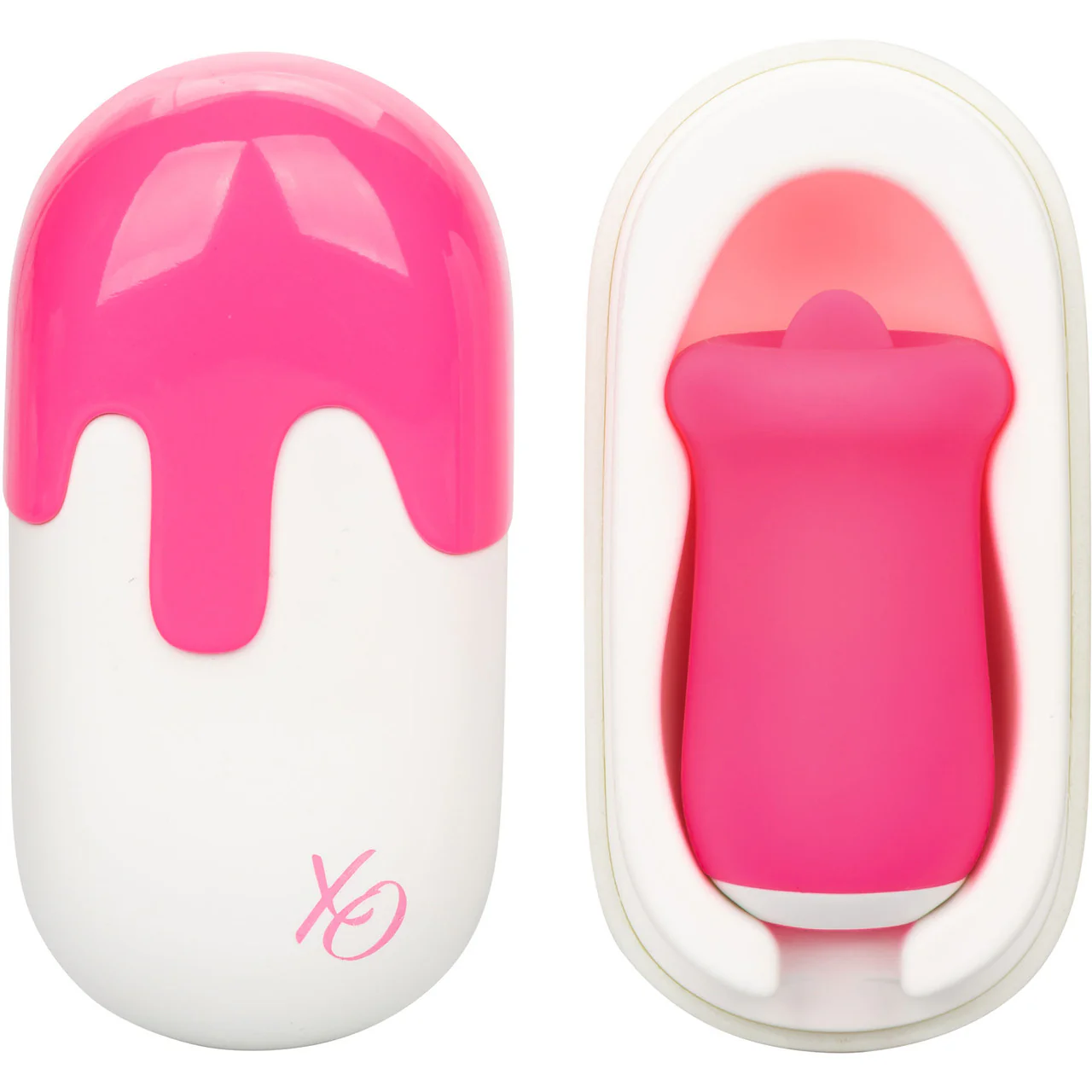 Sugar Craze Rechargeable Waterproof Silicone Flickering Clitoral Stimulator By CalExotics - Pink - Image 3