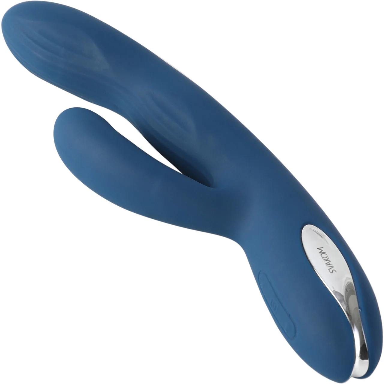 SVAKOM Aylin Rechargeable Waterproof Silicone Dual Stimulation Vibrator - Blue - Image 2