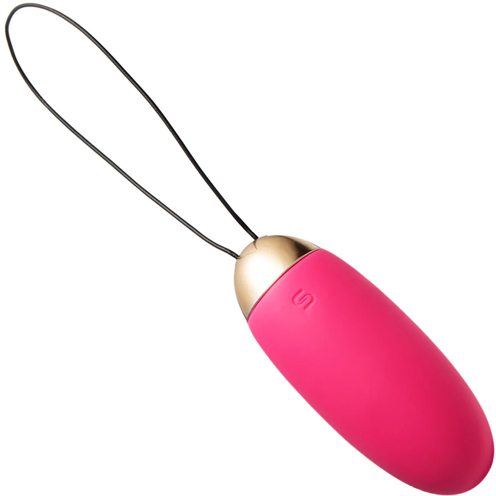 SVAKOM Elva Remote Controlled Wearable Intelligent Rechargeable Silicone Vibrating Bullet - Pink - Image 3