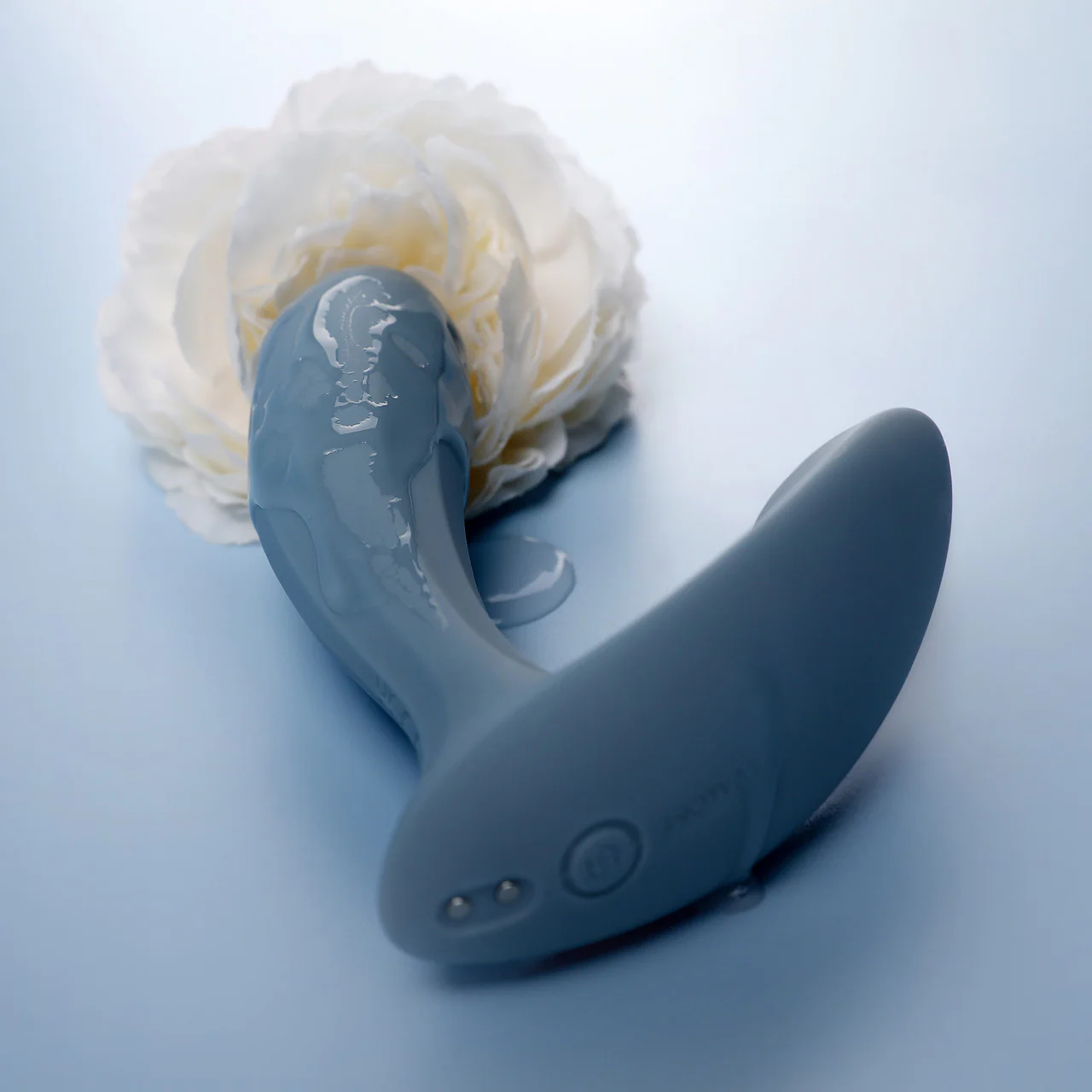 SVAKOM ERICA Wearable App Controlled Silicone Dual Stimulation Vibrator - Dusty Blue - Image 8