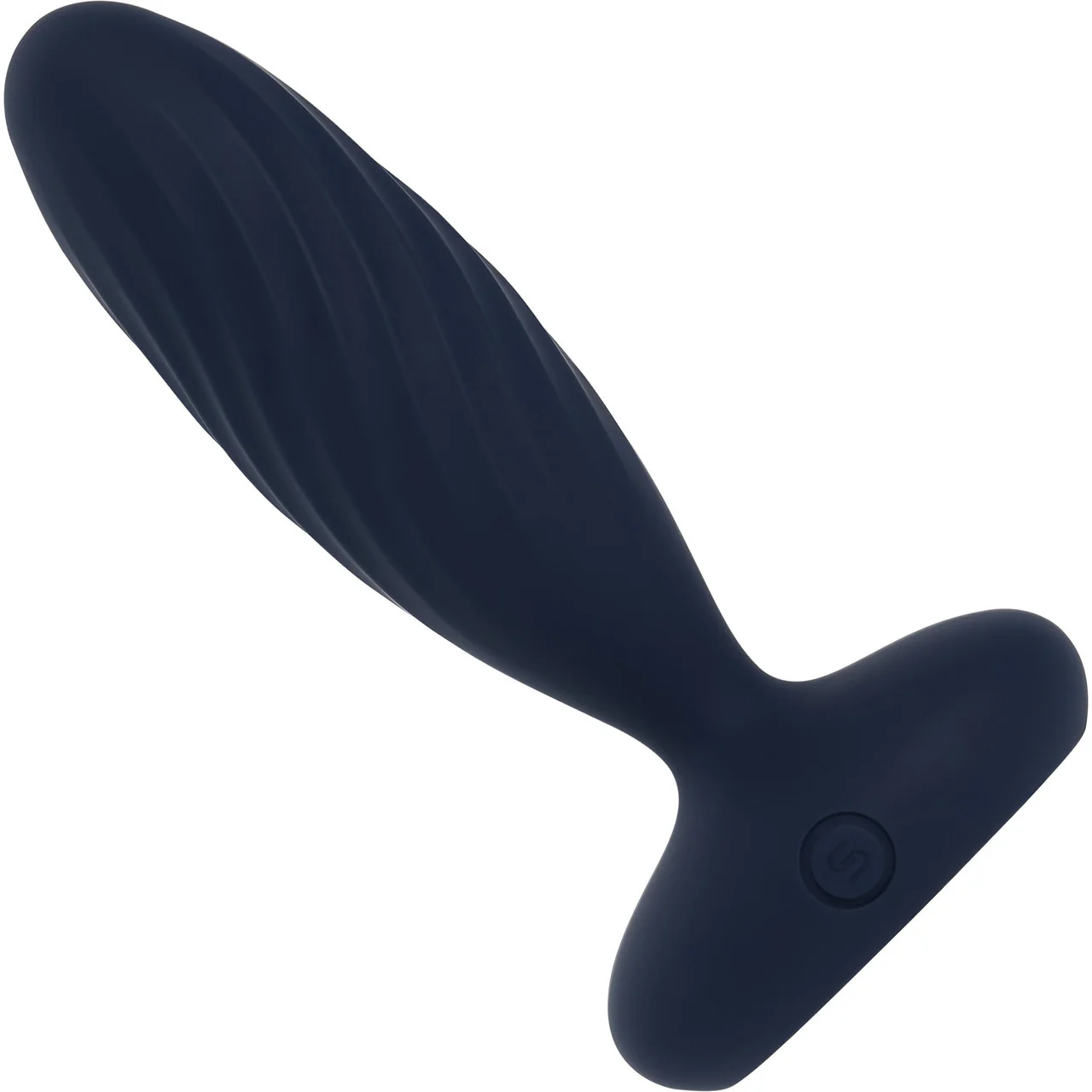 SVAKOM Jordan App Enabled Silicone Thrusting & Vibrating Anal Plug With Remote - Navy Blue - Image 2