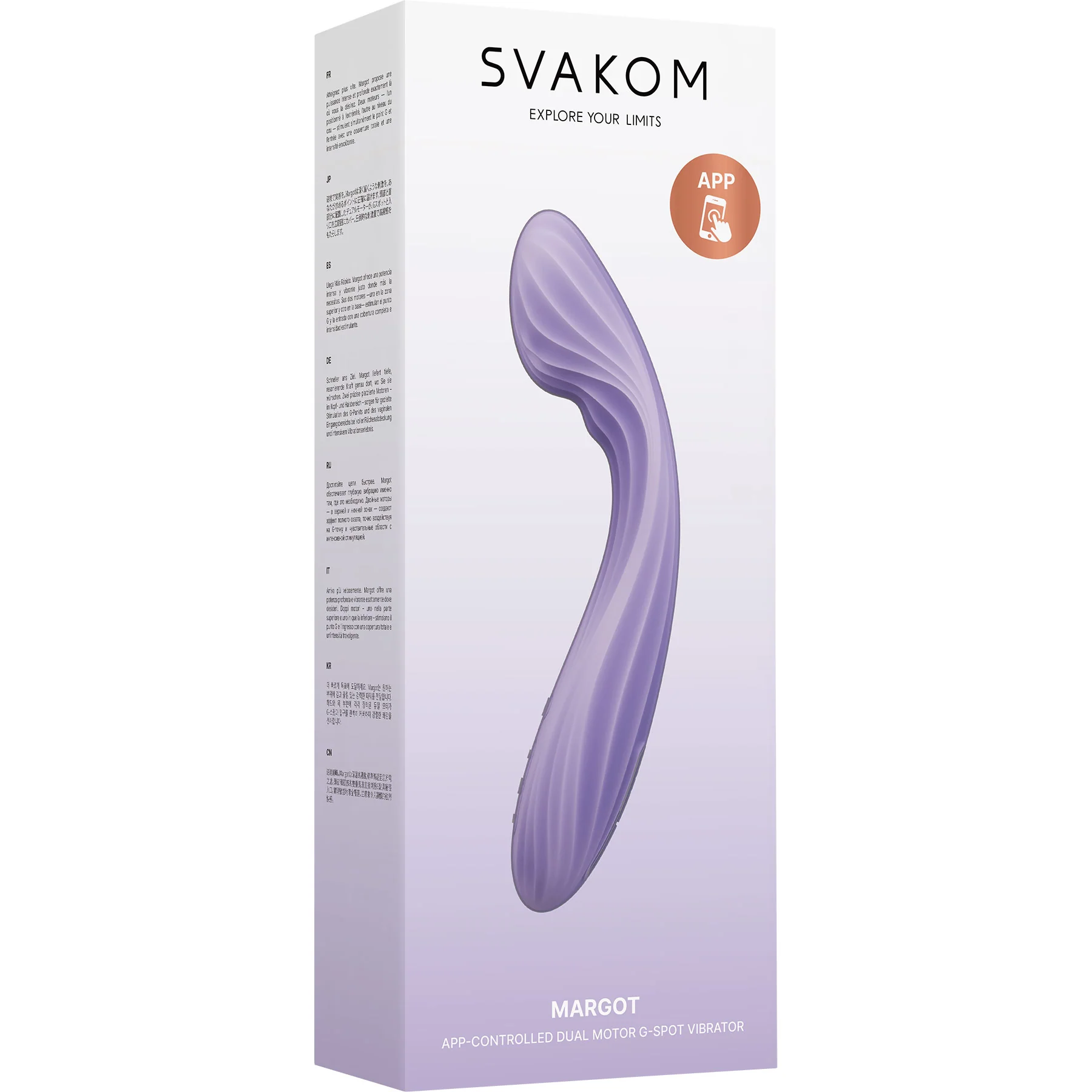 SVAKOM MARGOT Warming App Controlled Dual-Motor G-Spot Vibrator - Image 14