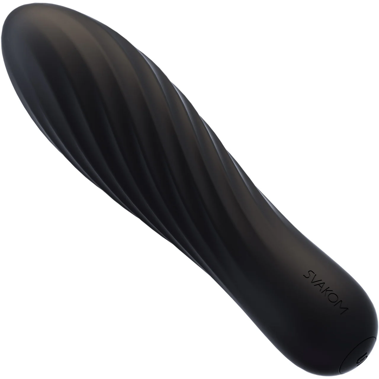 SVAKOM Tulip Rechargeable Waterproof Silicone Powerful Bullet Vibrator - Black - Image 2