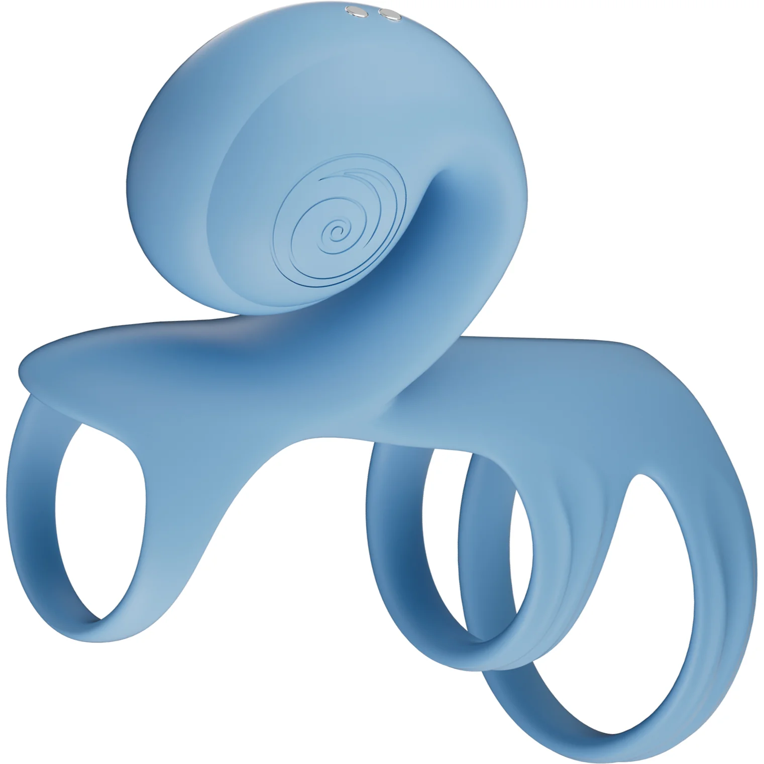 SVibe Snail Jovi Arc Couples Ring Silicone Vibrating Cock Ring With Remote - Image 5