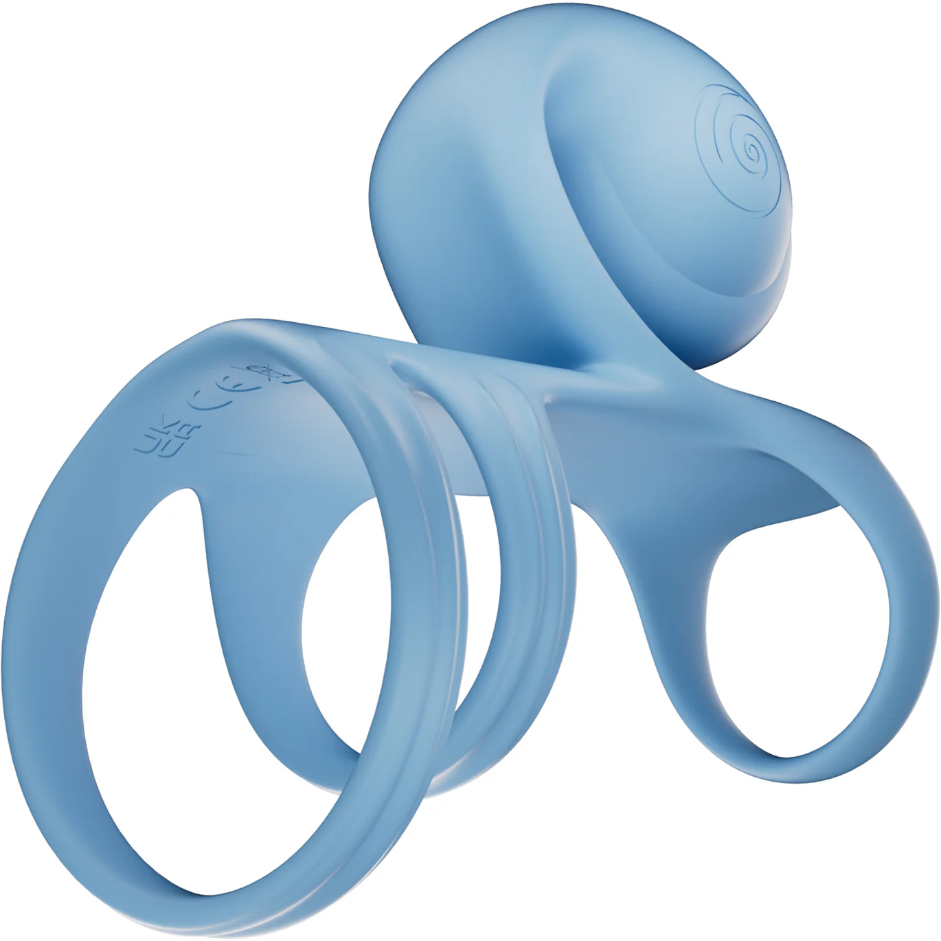 SVibe Snail Jovi Arc Couples Ring Silicone Vibrating Cock Ring With Remote - Image 7