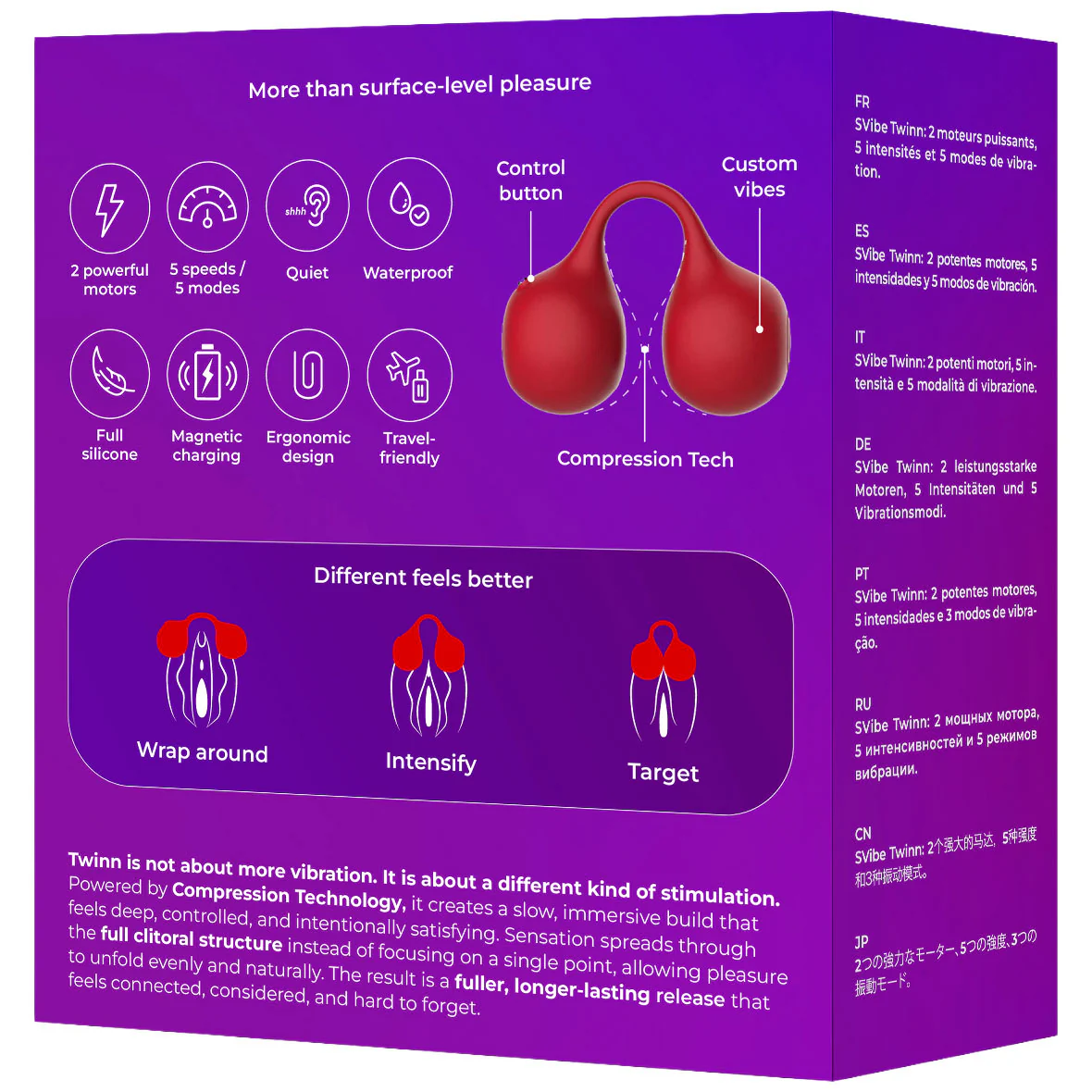 SVibe Snail Twinn Silicone Clit Hugging Vibrator - Image 16