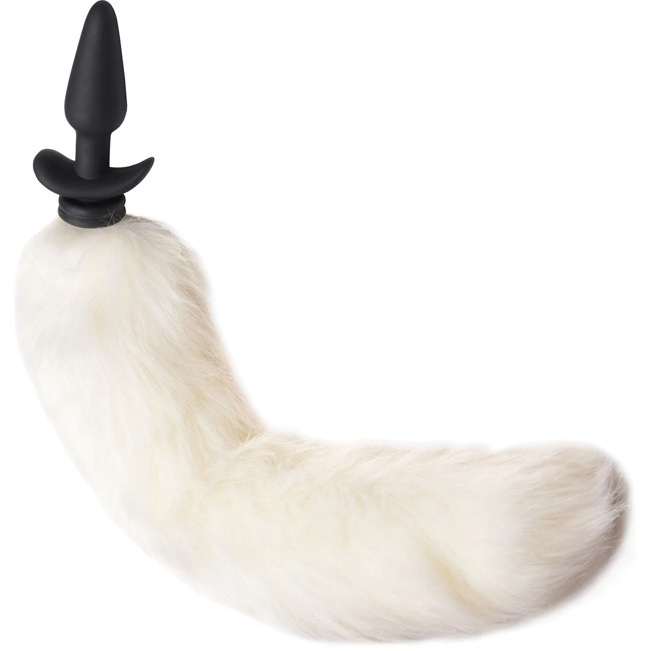 Tailz Black Vibrating Silicone Anal Plug With Remote & 3 Interchangeable Snap-On Tails - Image 4