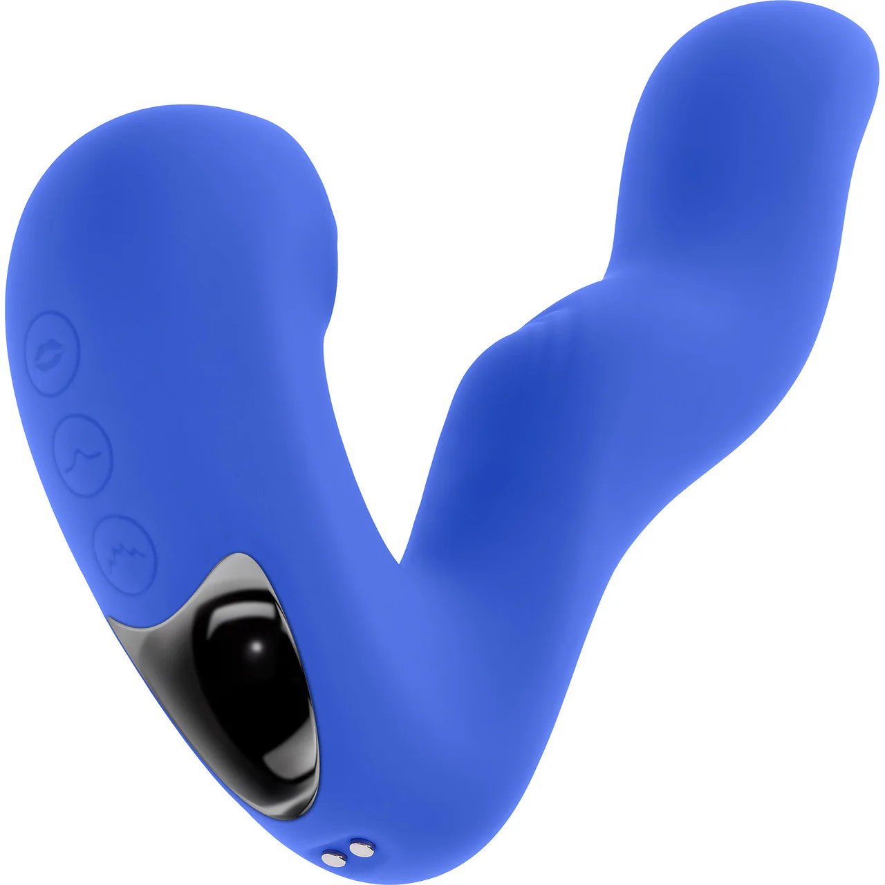 Tappity Tap Rechargeable Waterproof Silicone Dual Stimulation Vibrator By Evolved Novelties - Image 3