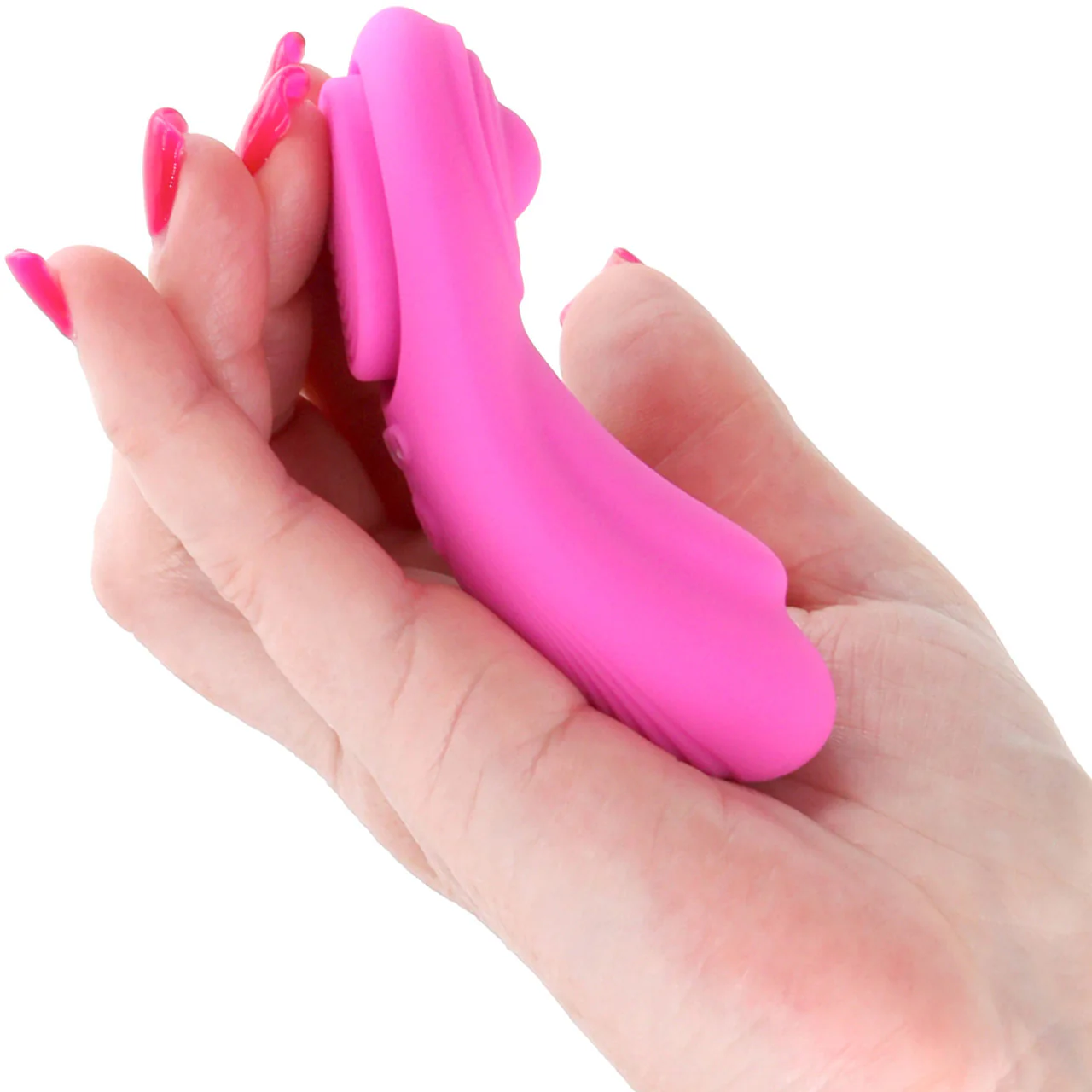 Techno Lucy Rechargeable Silicone App Controlled Magnetic Panty Vibrator By NS Novelties - Magenta - Image 2