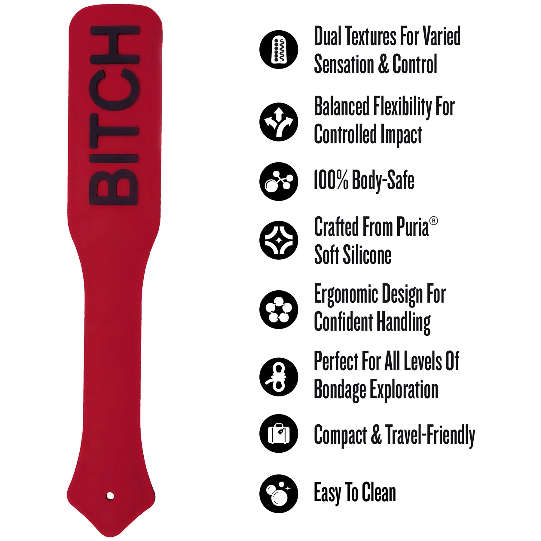 Temptasia® Ardor® Dual-Sided Silicone Paddle - Image 10