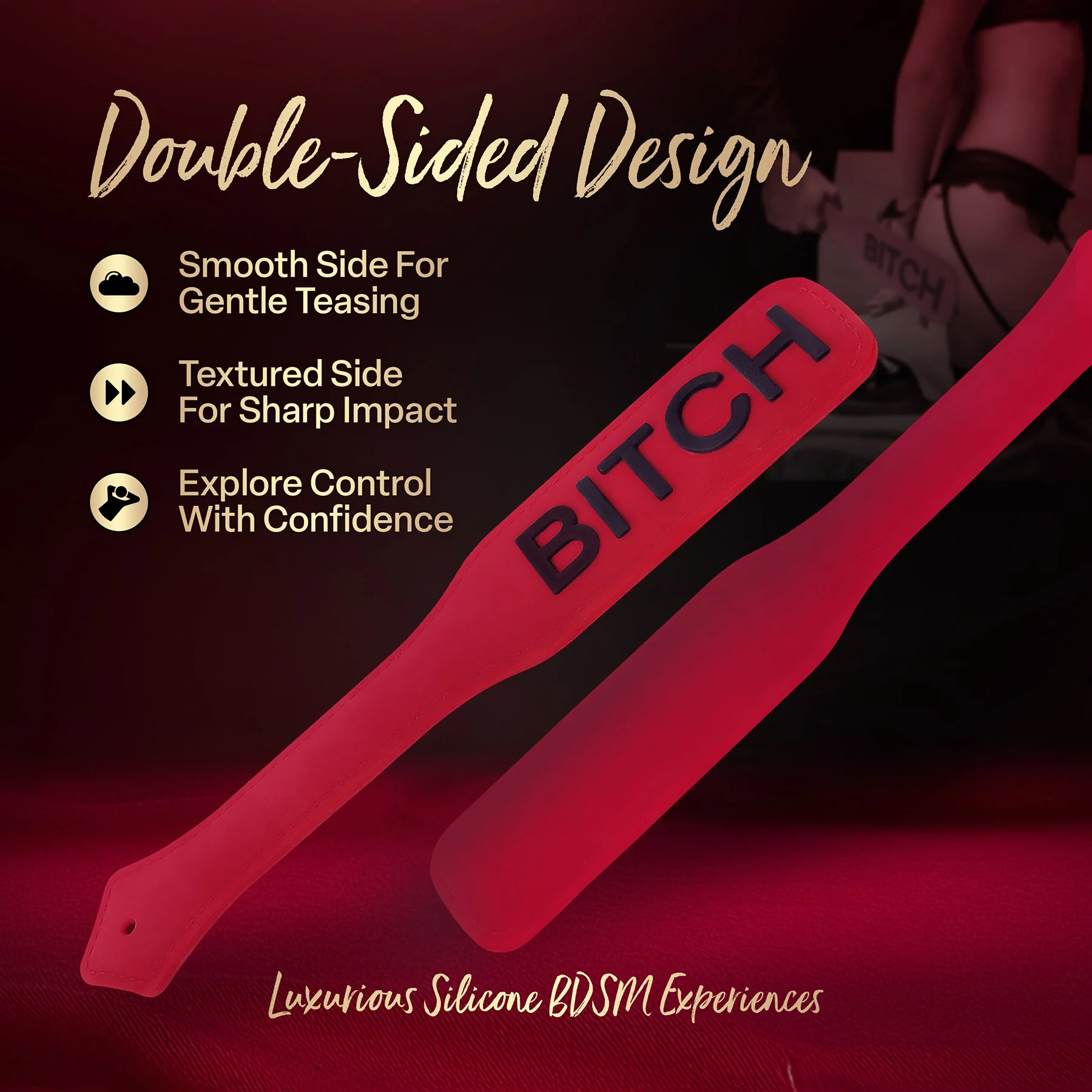 Temptasia® Ardor® Dual-Sided Silicone Paddle - Image 6