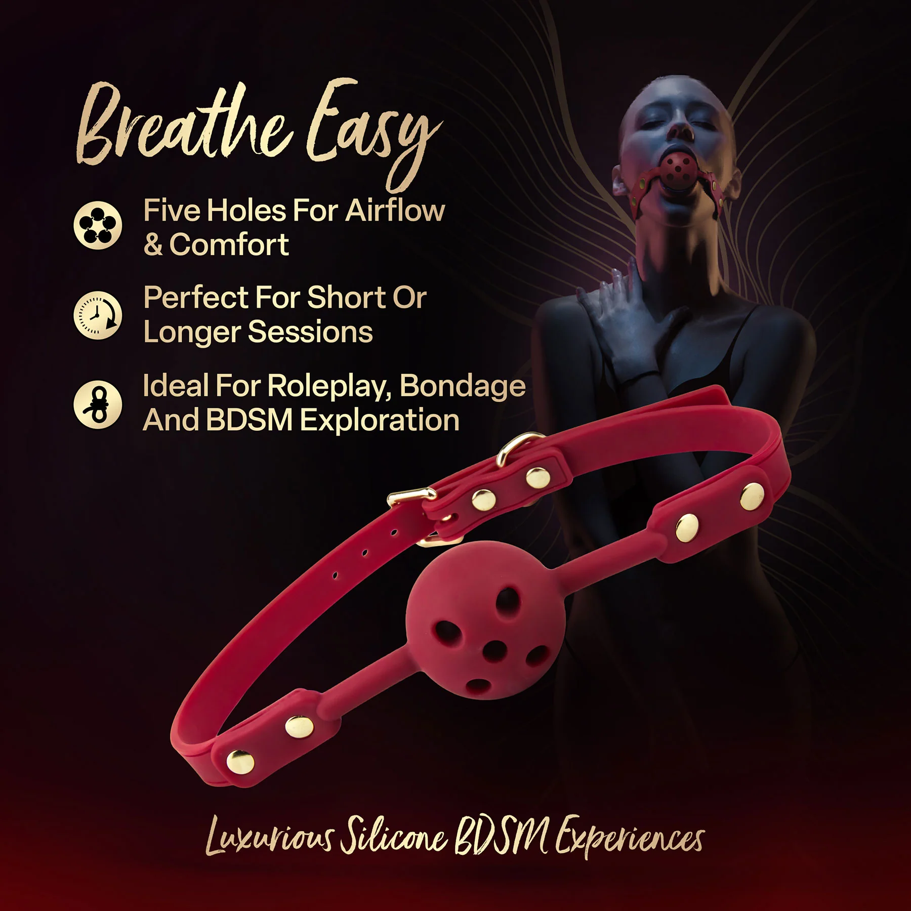 Temptasia® Ardor® Silicone Ball Gag - Image 21