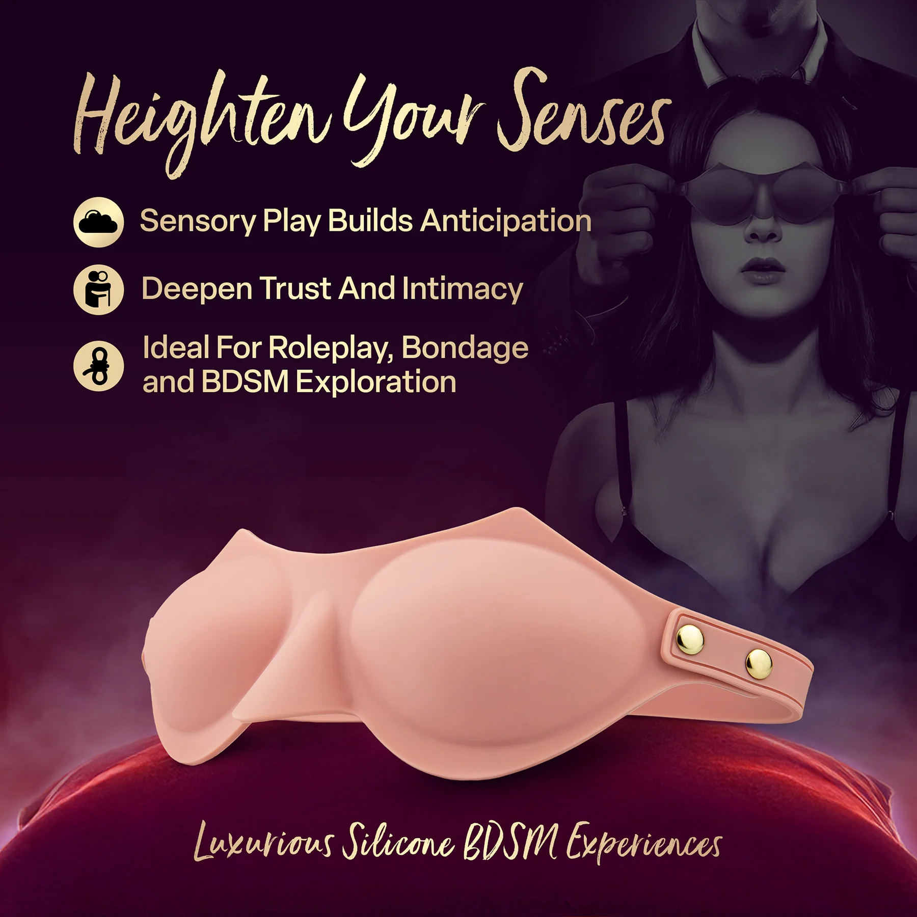 Temptasia® Ardor® Silicone Blindfold - Image 2
