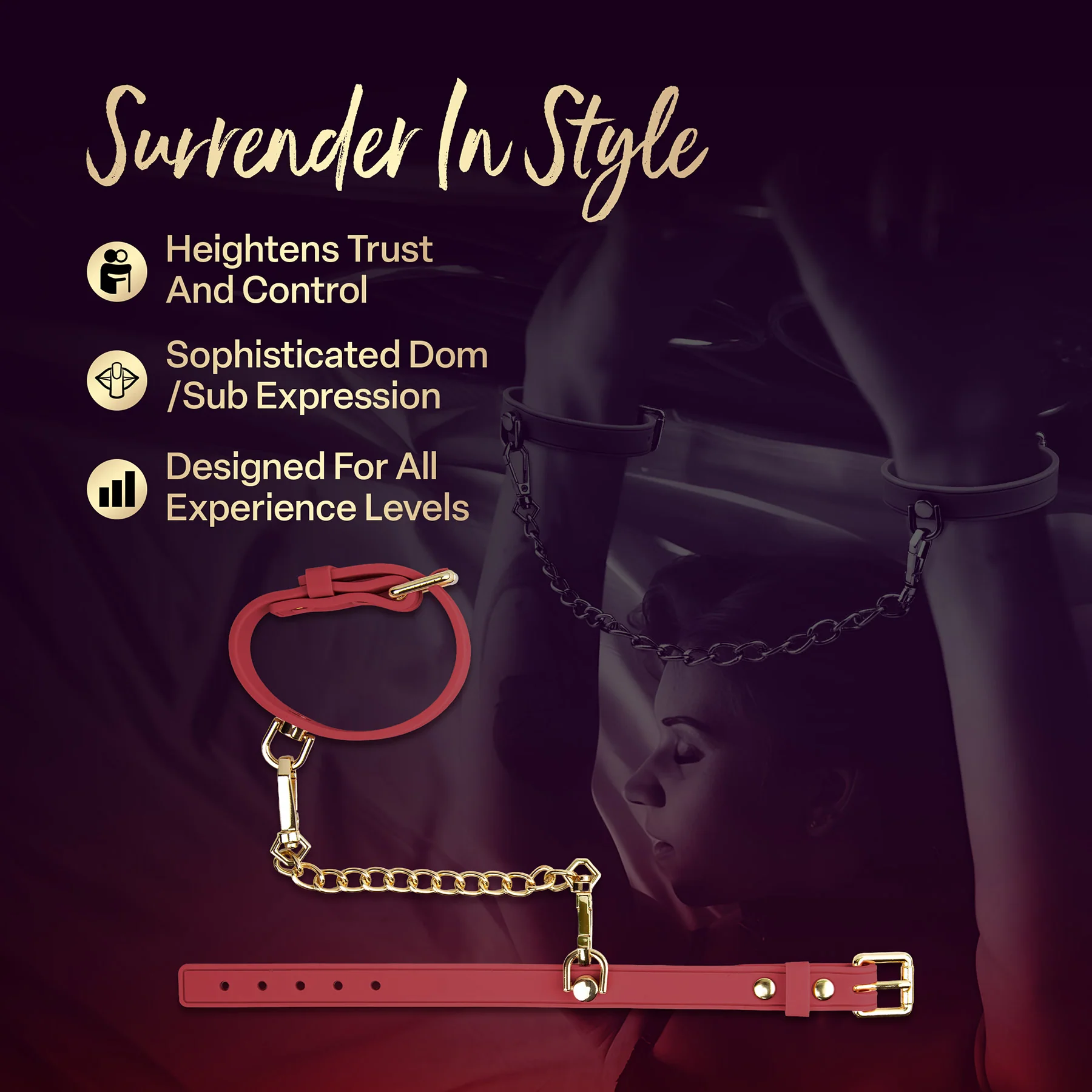 Temptasia® Ardor® Silicone Wrist & Ankle Restraints - Image 19