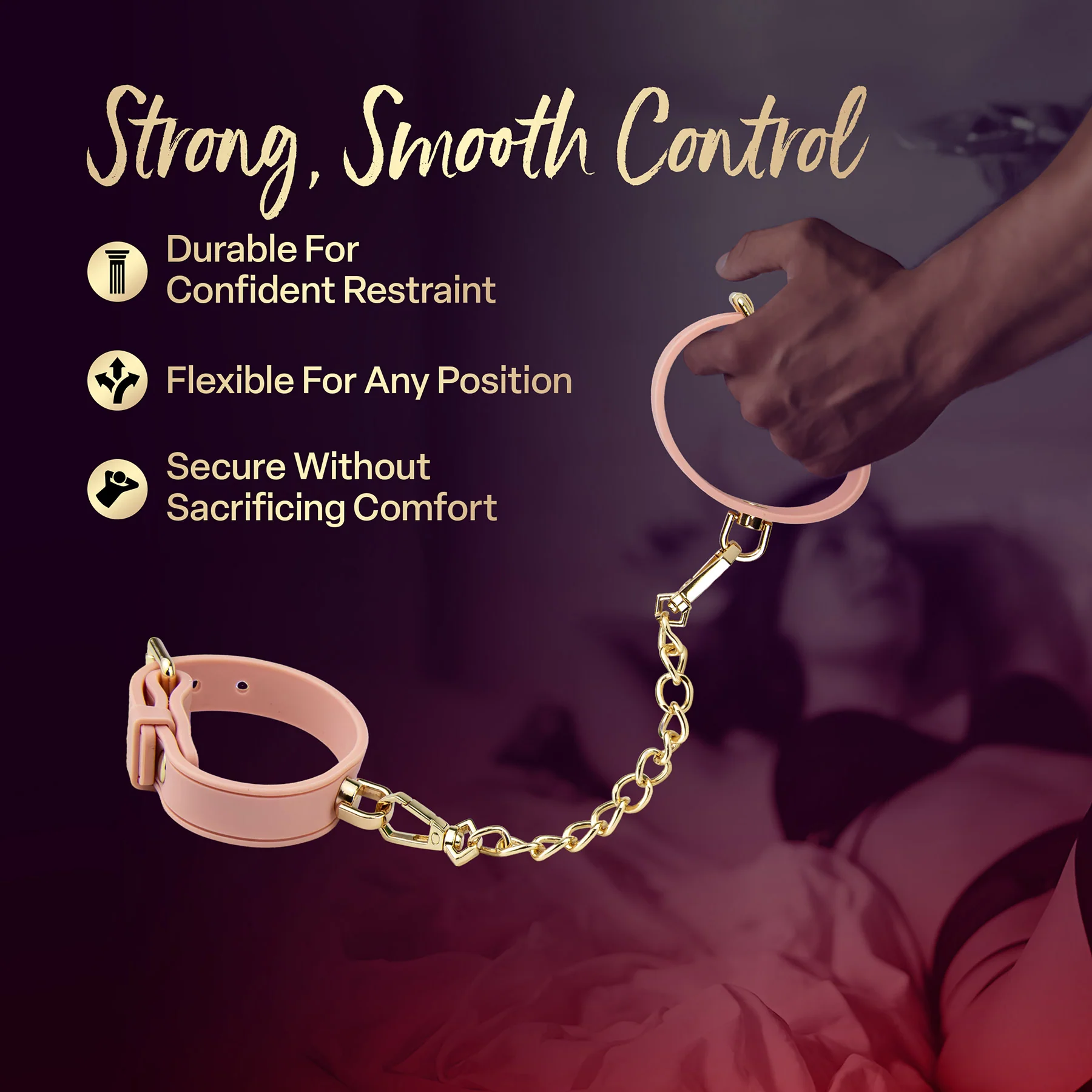 Temptasia® Ardor® Silicone Wrist & Ankle Restraints - Image 2