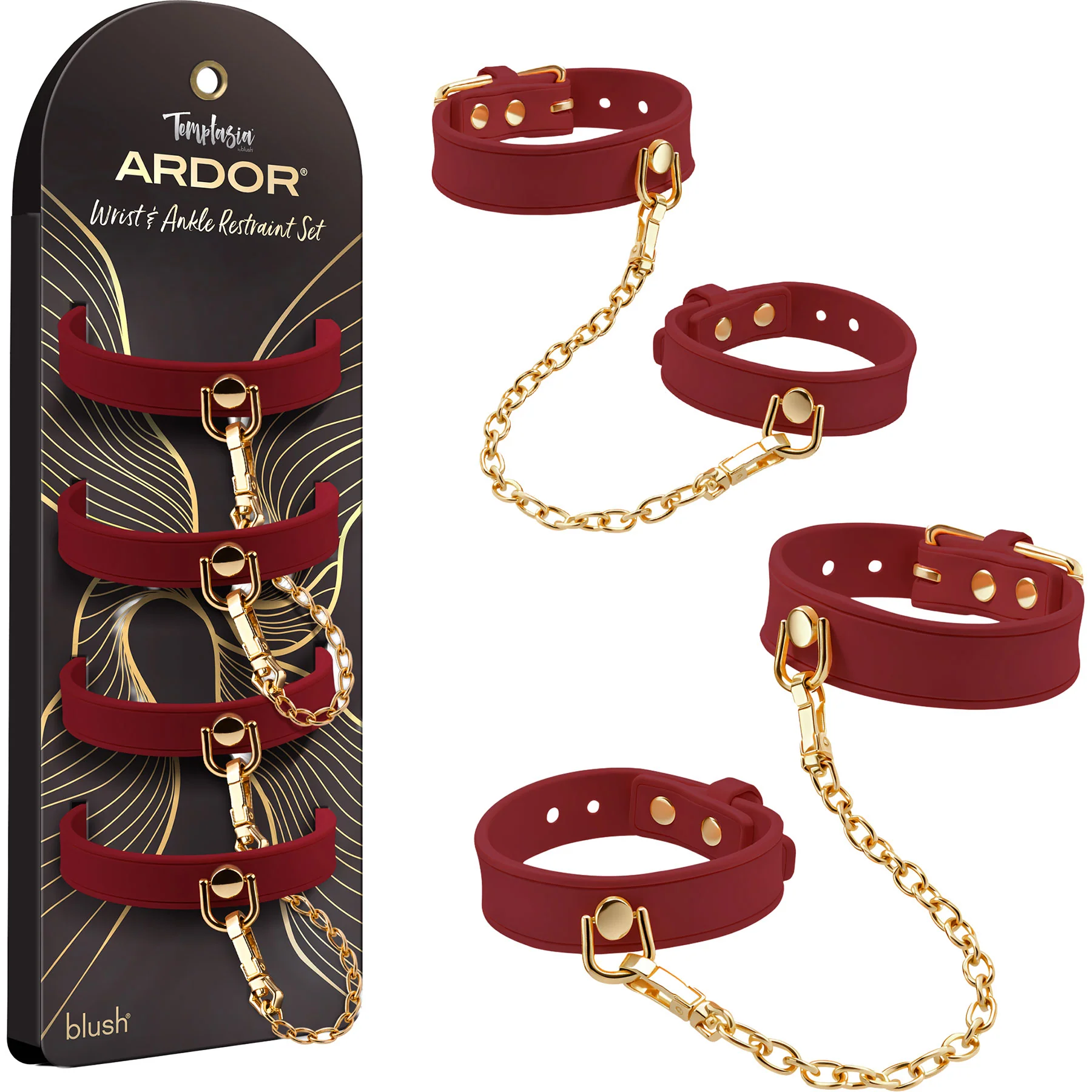 Temptasia® Ardor® Silicone Wrist & Ankle Restraints - Image 24