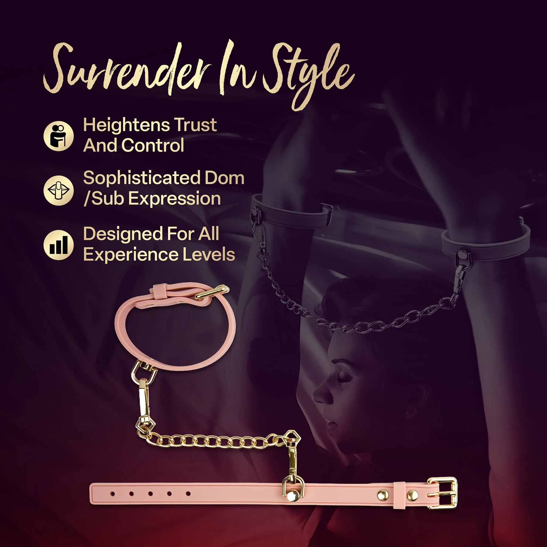 Temptasia® Ardor® Silicone Wrist & Ankle Restraints - Image 6