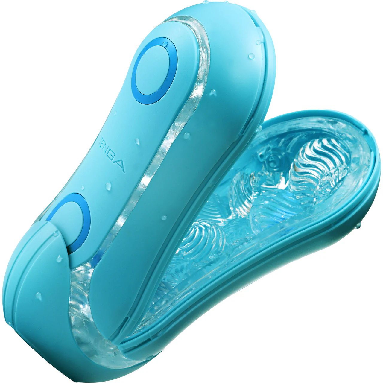 Tenga Flip Orb Penis Masturbator - Ocean Blue - Image 3