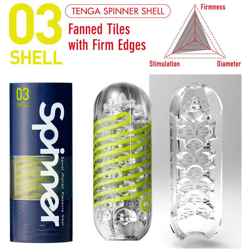 Tenga Spinner Penis Masturbation Cup - 03 SHELL - Image 2