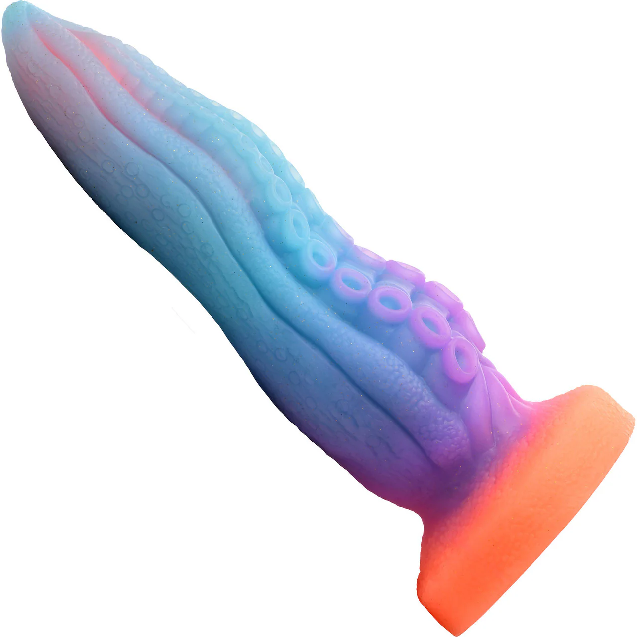 Tenta-Cock Glow In The Dark 9.5" Silicone Suction Cup Dildo By Creature Cocks - Image 10