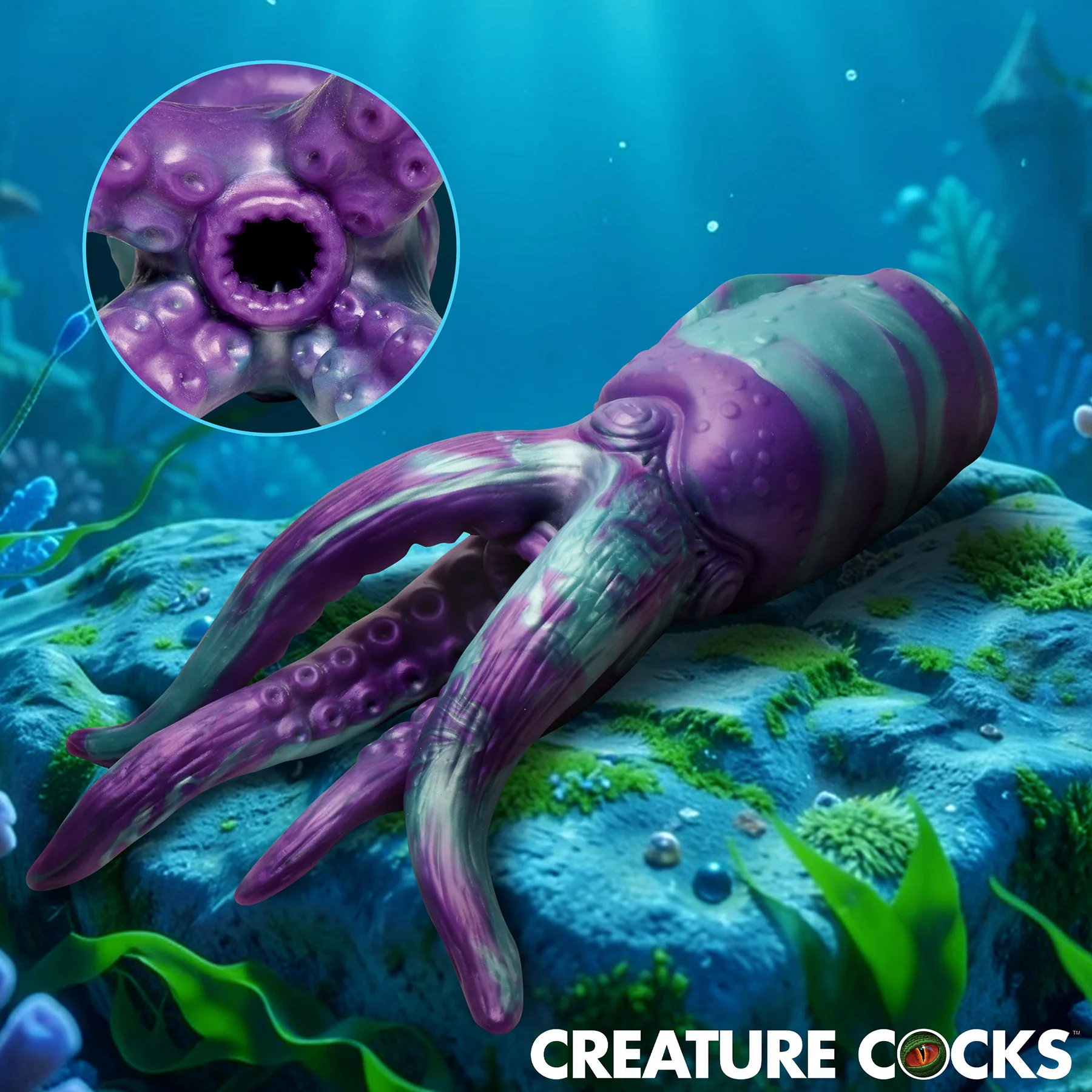 Tenta Stroke Silicone Penis Masturbator By Creature Cocks - Image 5