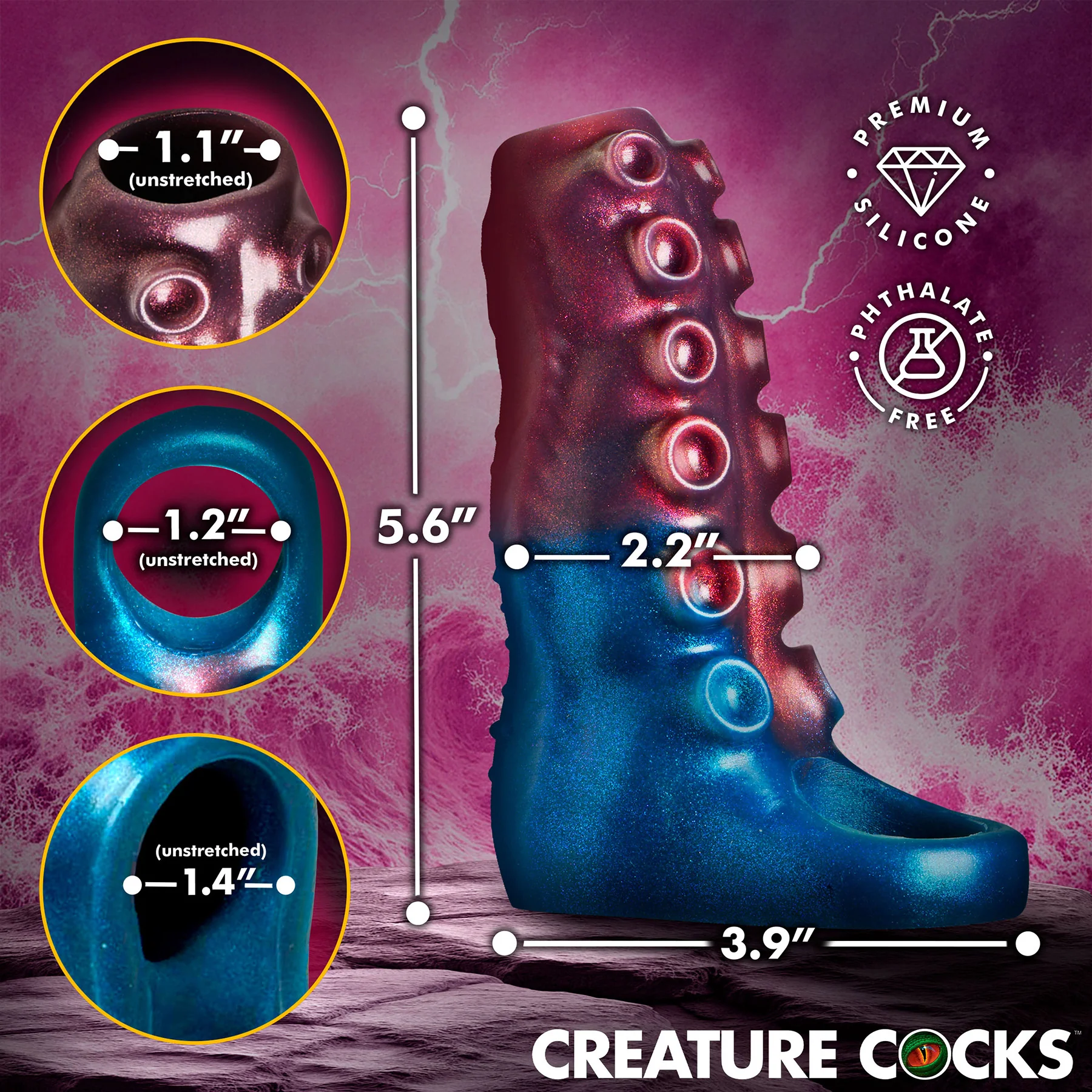 Tentagirth Tentacle Silicone Penis Enhancer By Creature Cocks - Image 3