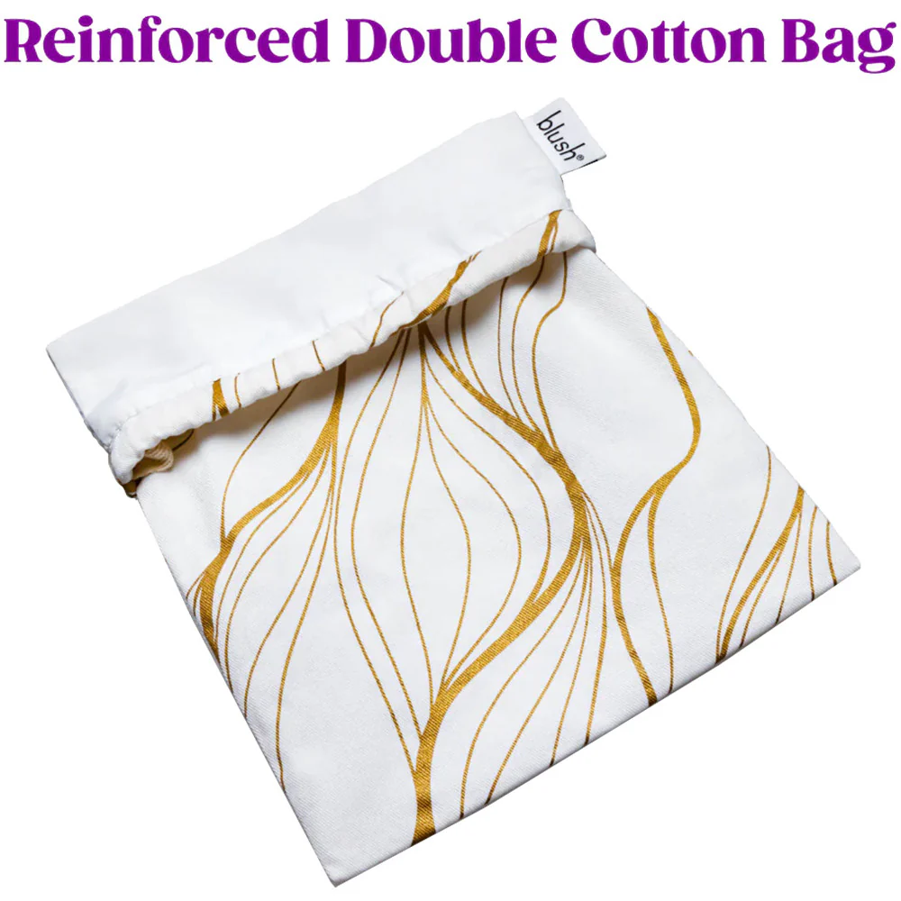 The Collection Cotton Toy Storage Bag by Blush - Embrace - Image 3