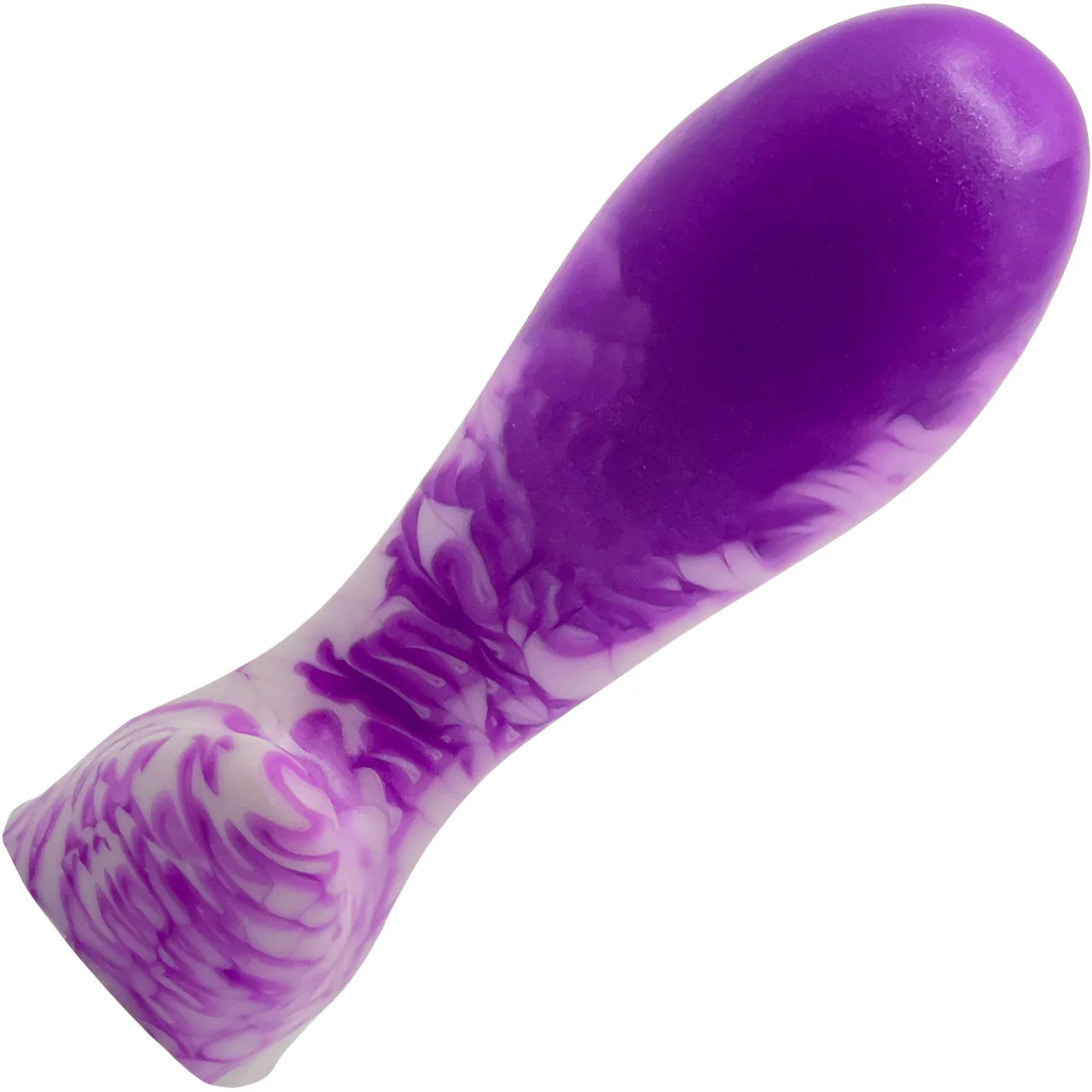 The Festa 4.63" Medium Silicone Vaginal Plug By Uberrime - Heliotrope - Image 3