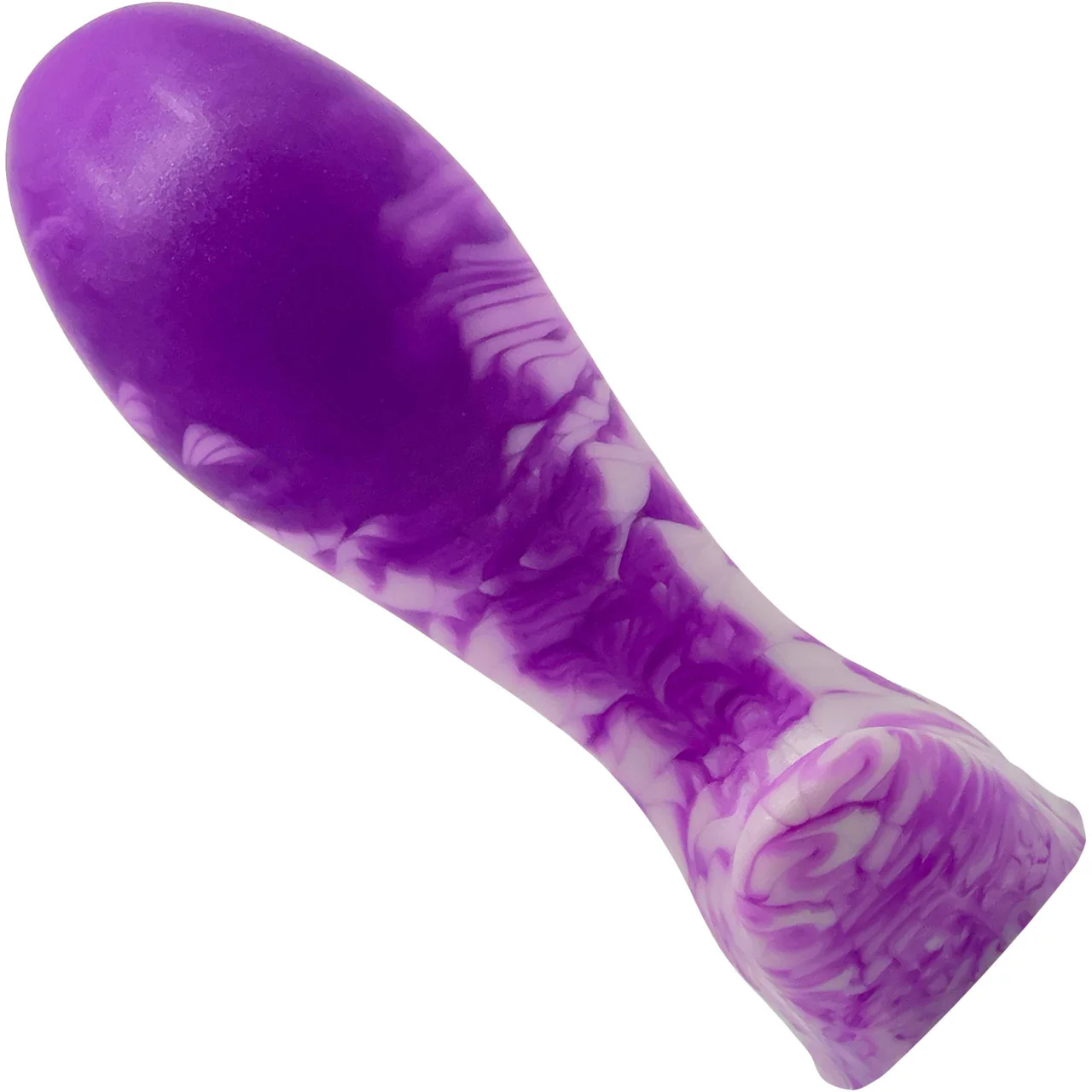 The Festa 4.63" Medium Silicone Vaginal Plug By Uberrime - Heliotrope - Image 4