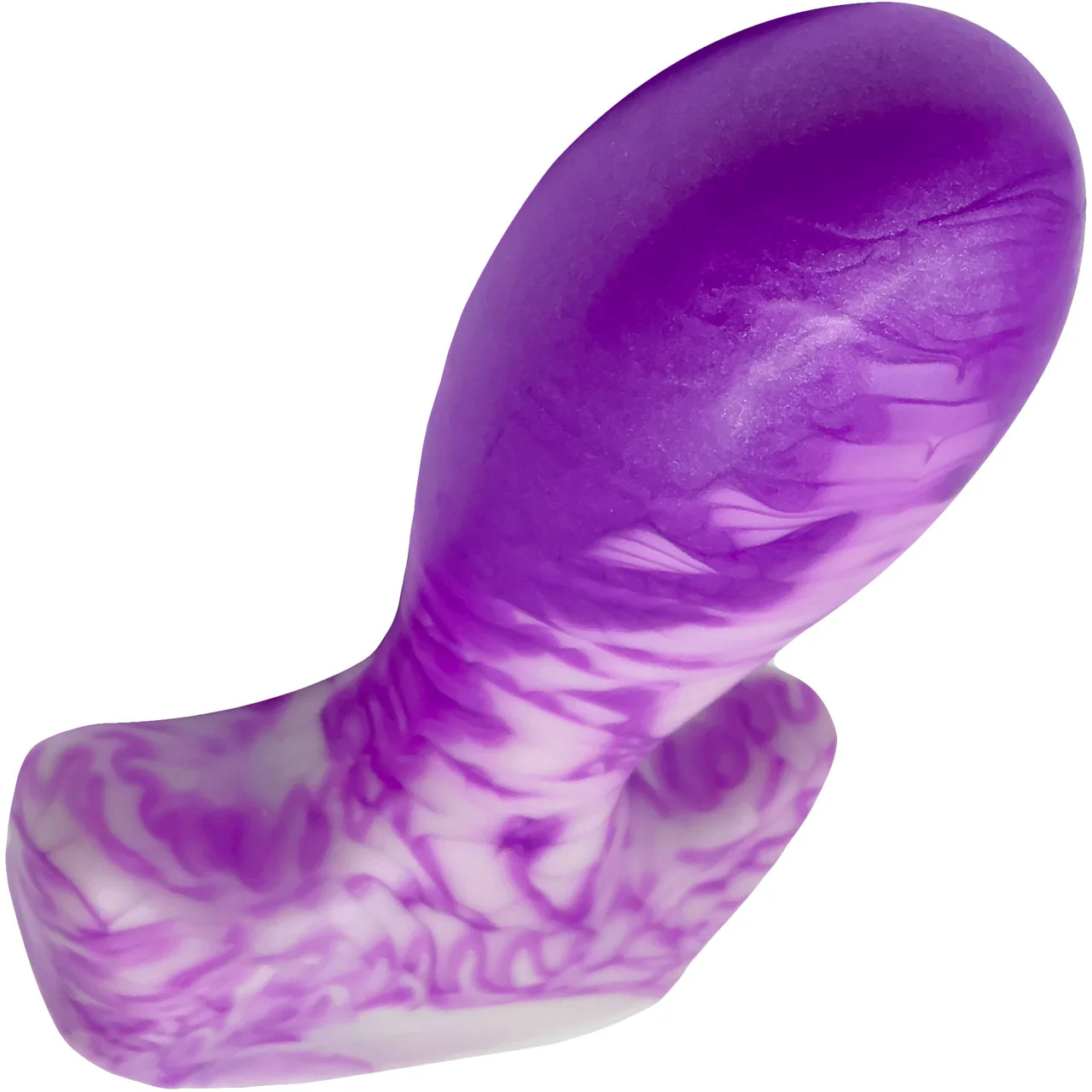 The Festa 4.63" Medium Silicone Vaginal Plug By Uberrime - Heliotrope - Image 5