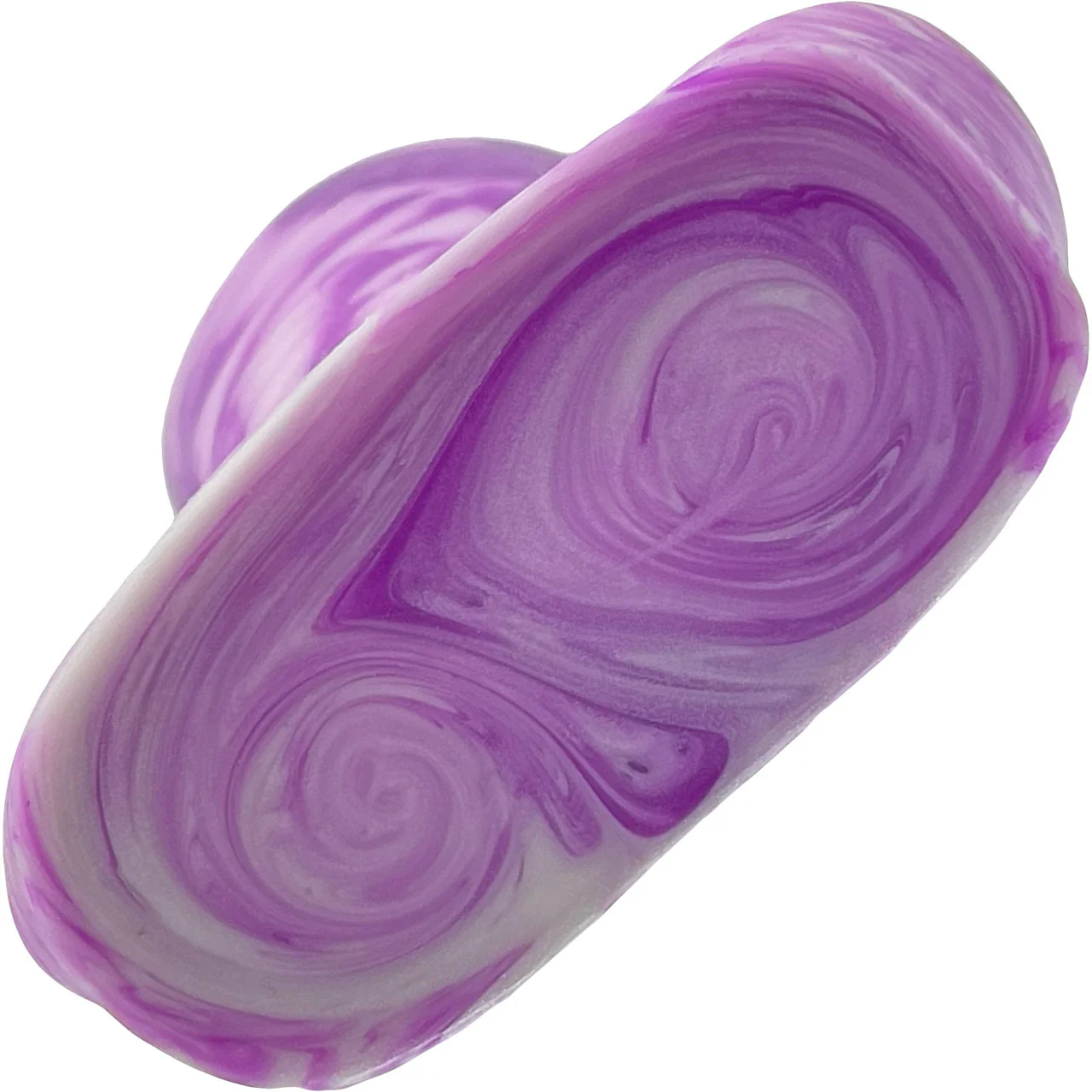 The Festa 4.63" Medium Silicone Vaginal Plug By Uberrime - Heliotrope - Image 7