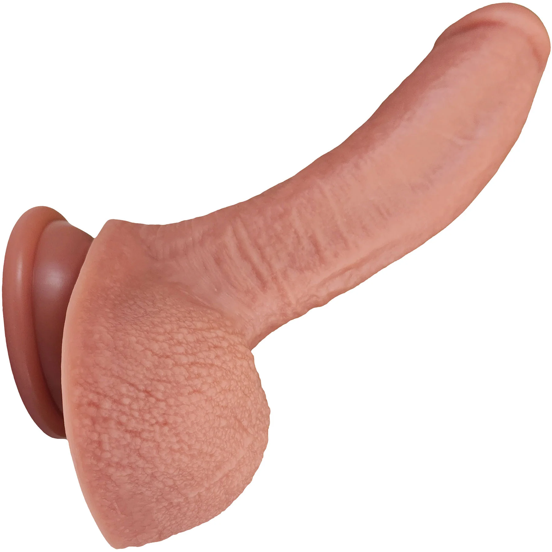 The Goalie 5.25 Inch Silicone Realistic Dual Density Dildo With Balls & Suction Cup Base By Fukena - Image 3