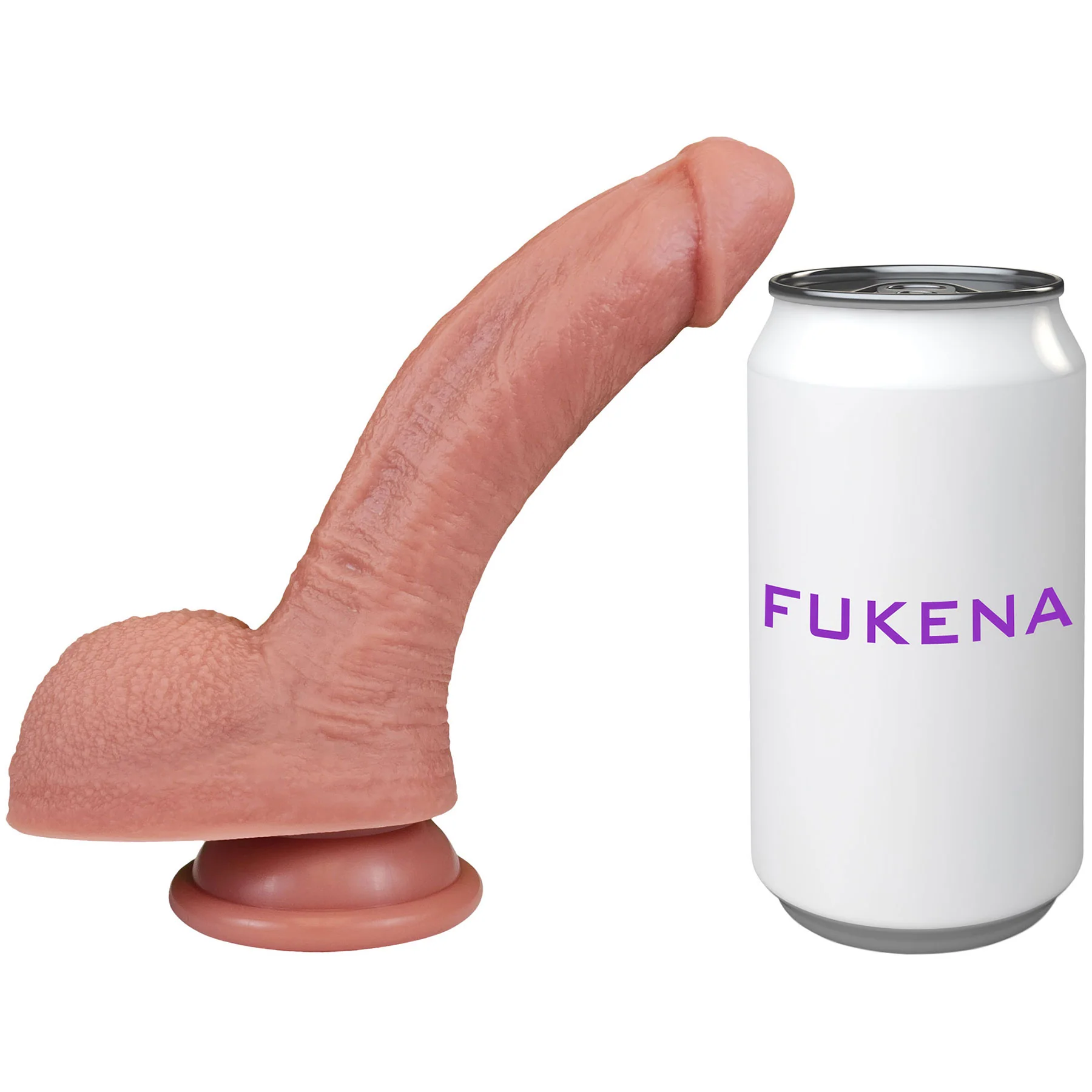 The Goalie 5.25 Inch Silicone Realistic Dual Density Dildo With Balls & Suction Cup Base By Fukena - Image 9