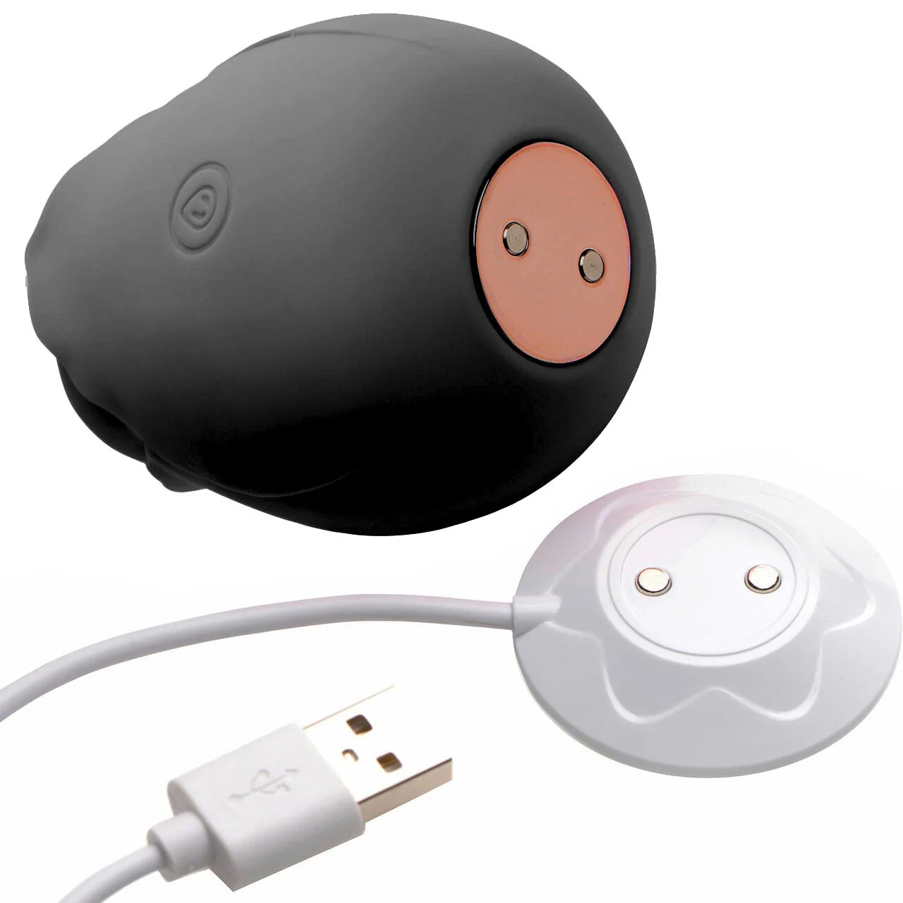 The Rose Rechargeable Clitoral Pressure Wave Stimulator By Vibeology - Black - Image 9