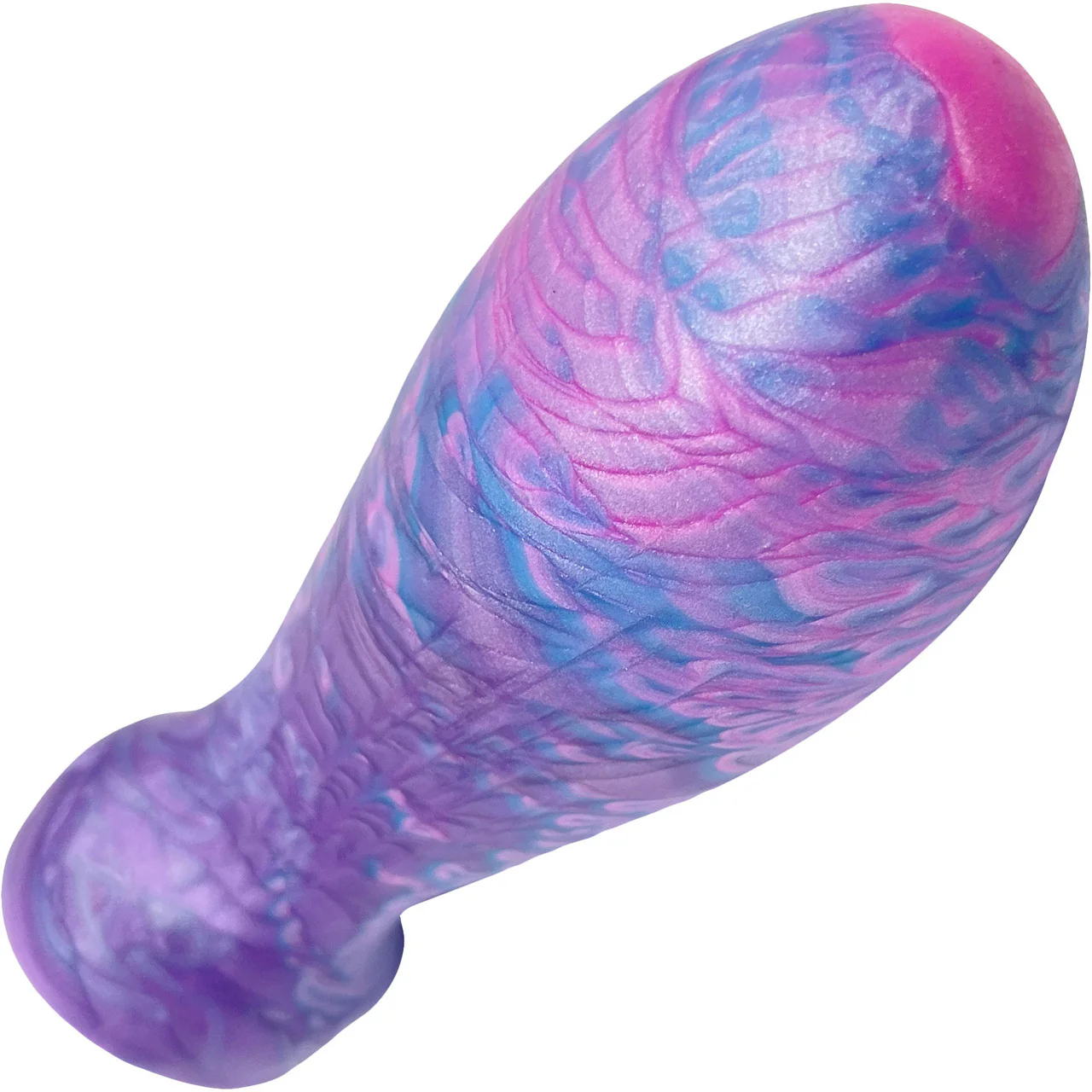The Suavis 5" Large Silicone Vaginal Plug By Uberrime - Deep Ocean - Image 5