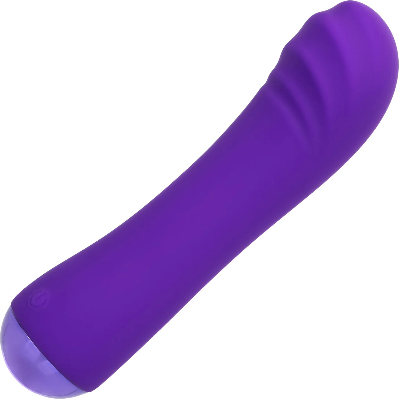 Thicc™ Chubby Buddy Rechargeable Waterproof Silicone G-Spot Vibrator By CalExotics - Purple