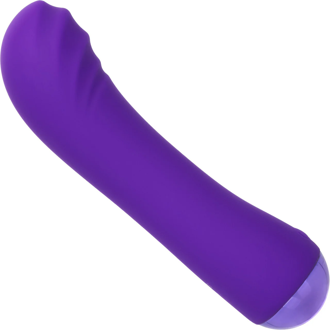 Thicc™ Chubby Buddy Rechargeable Waterproof Silicone G-Spot Vibrator By CalExotics - Purple - Image 3