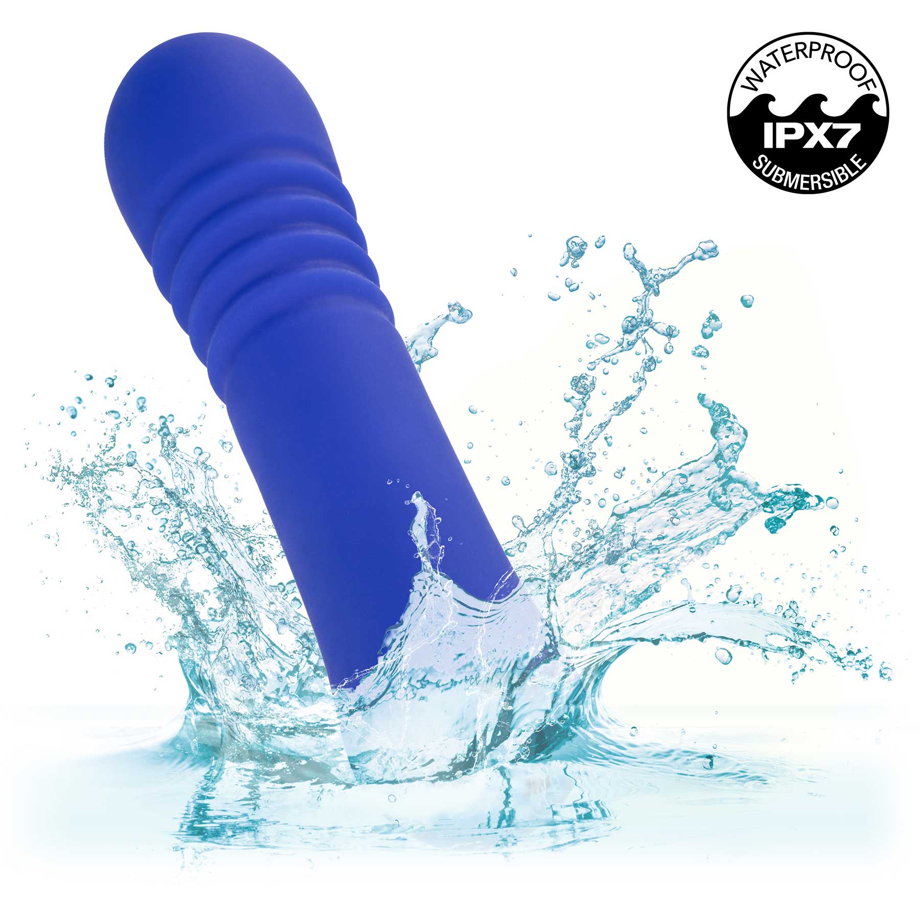 Thicc™ Chubby Rechargeable Silicone Vibrating Thrusting Wand - Image 2