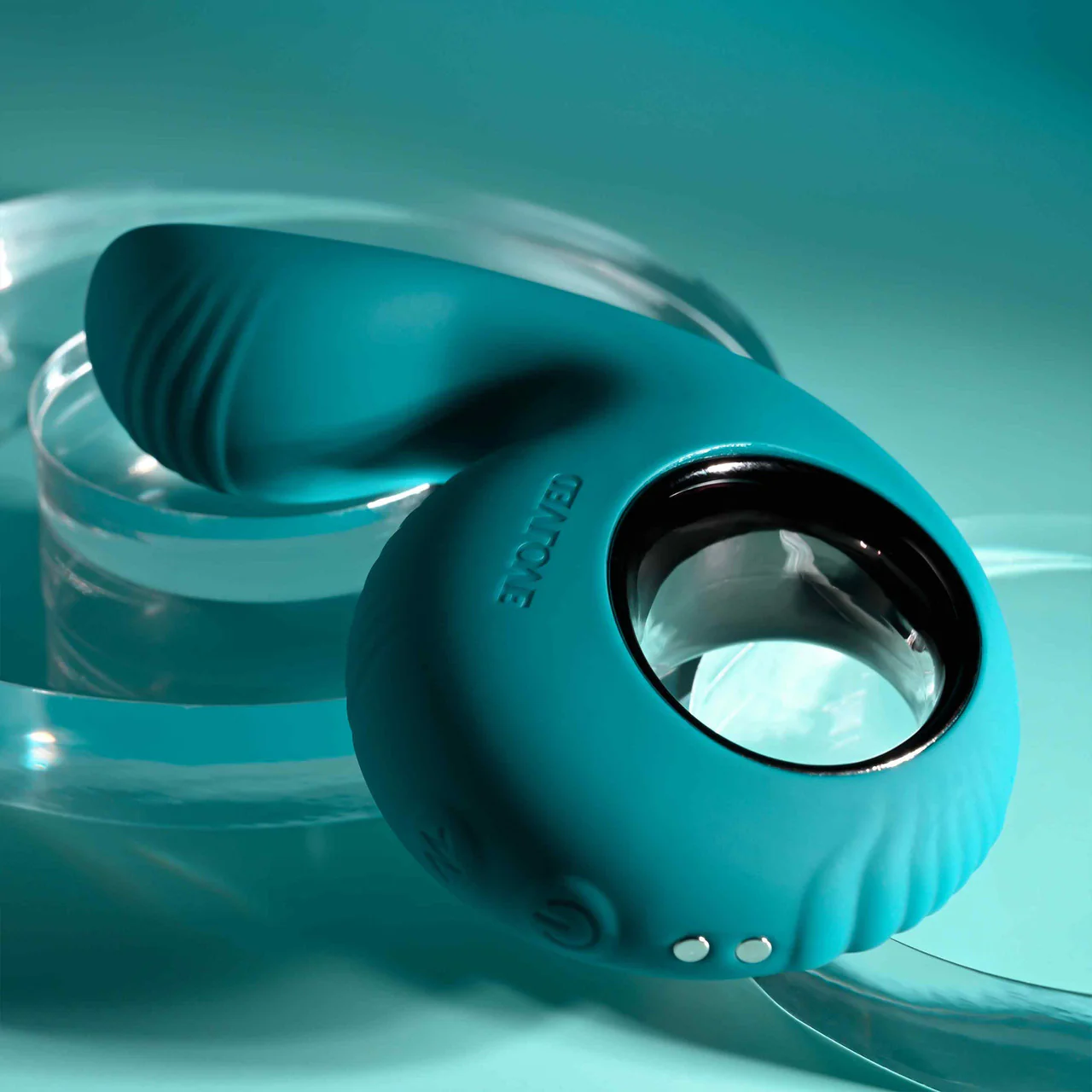 Thumbs Up Rechargeable Waterproof Silicone Dual Stimulation Vibrator By Evolved Novelties - Green - Image 4