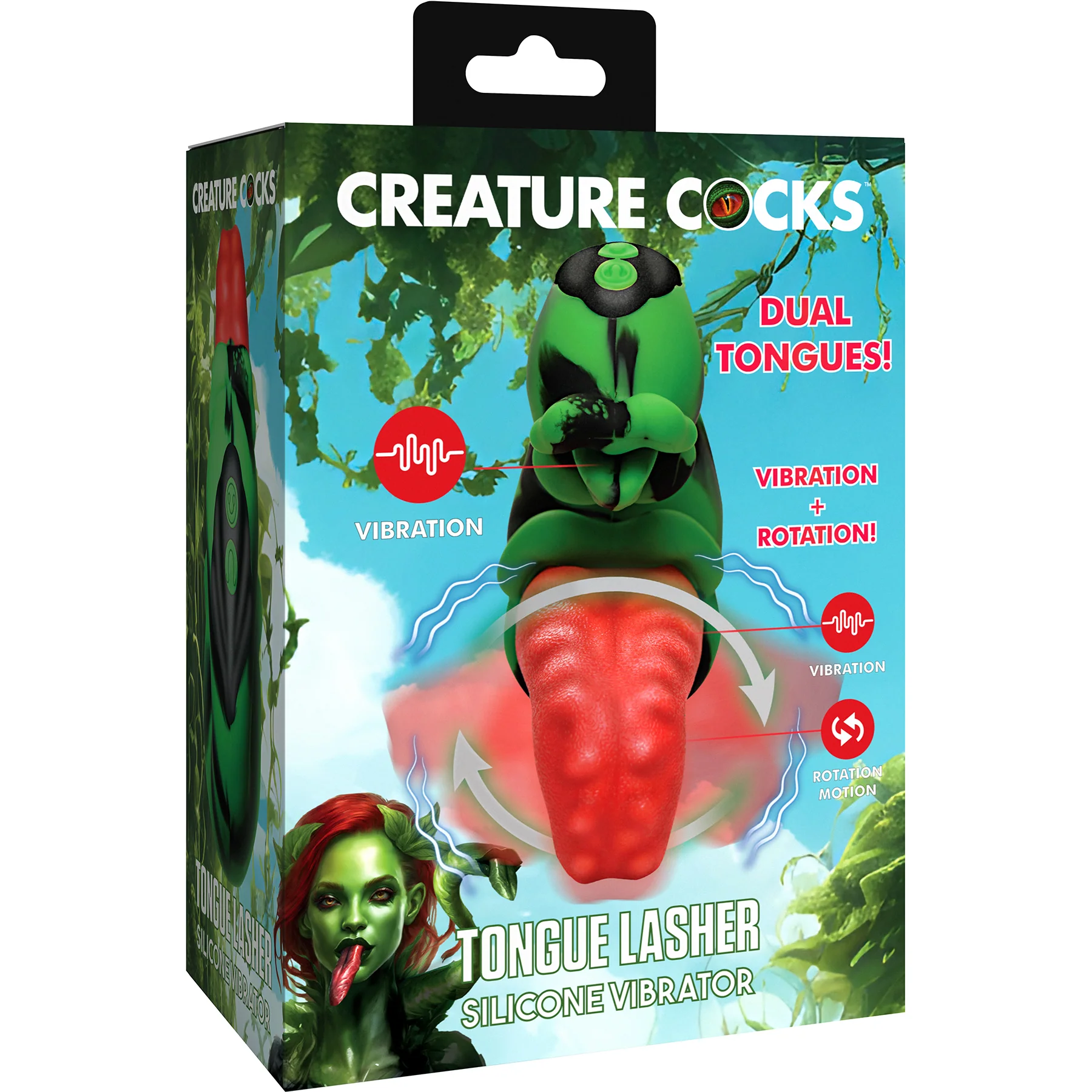 Tongue Lasher Licking & Vibrating Silicone Stimulator By Creature Cocks - Image 13